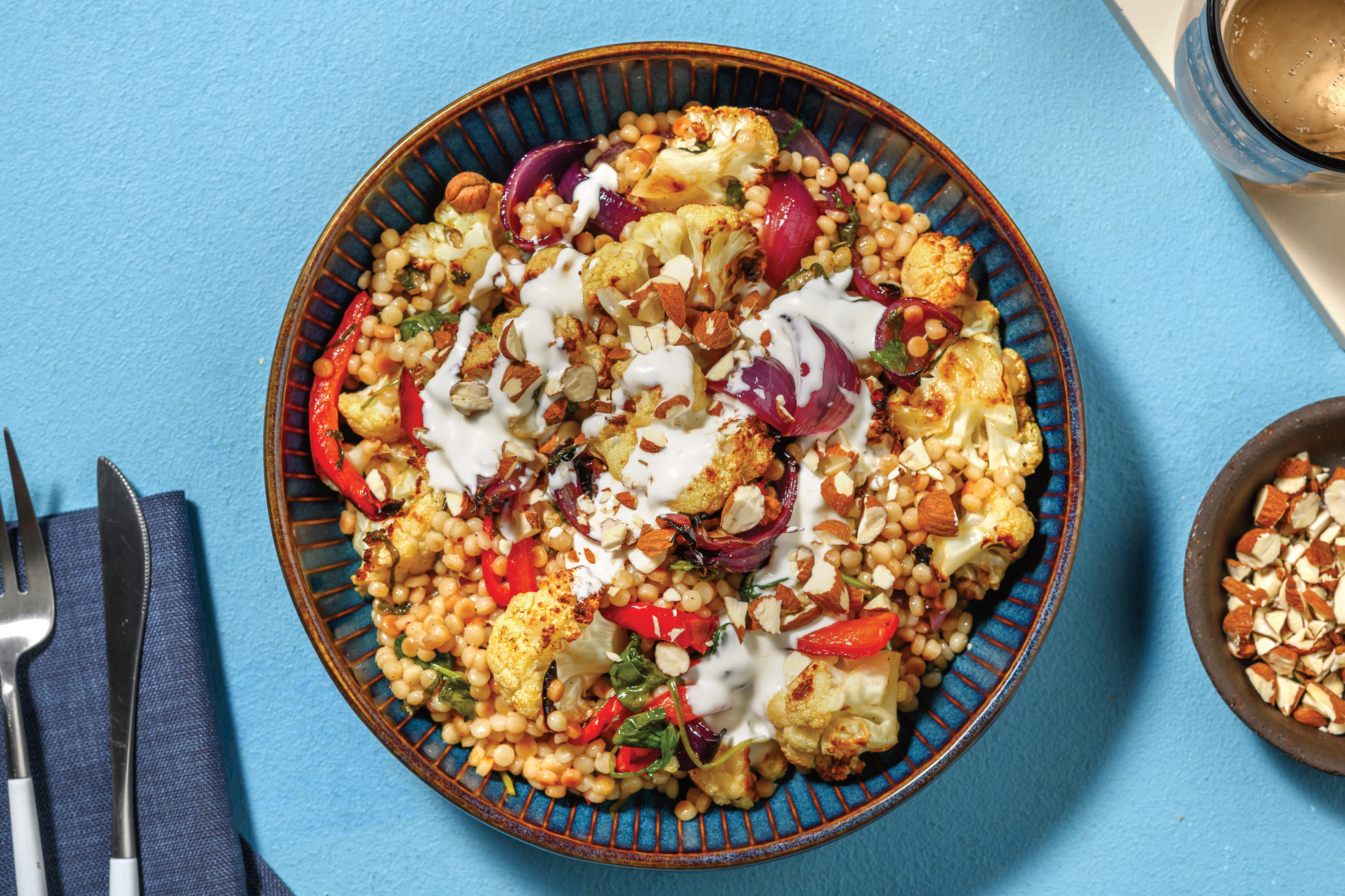 Middle Eastern Cauliflower & Almond Couscous