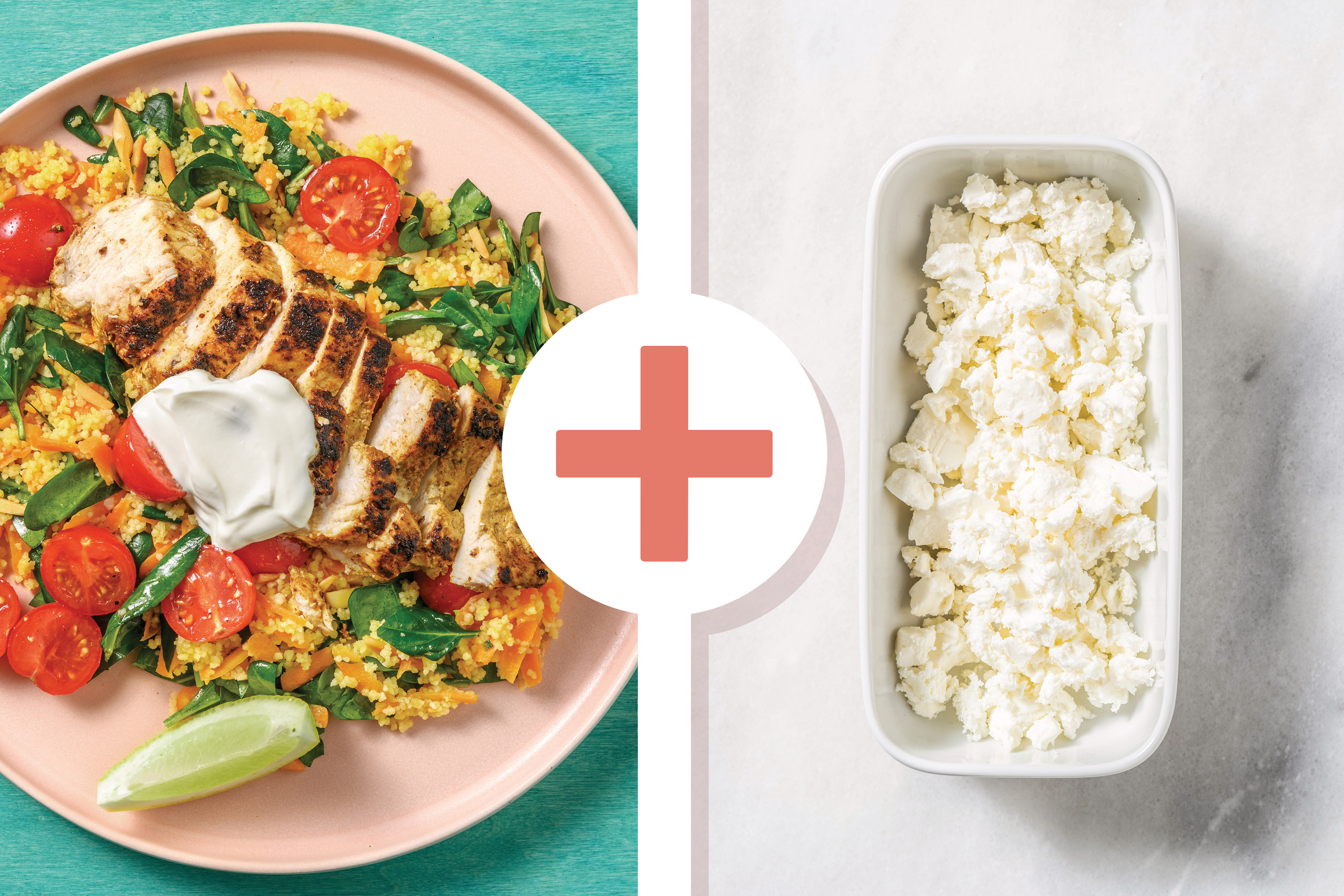 Quick Chermoula-Spiced Chicken & Fetta