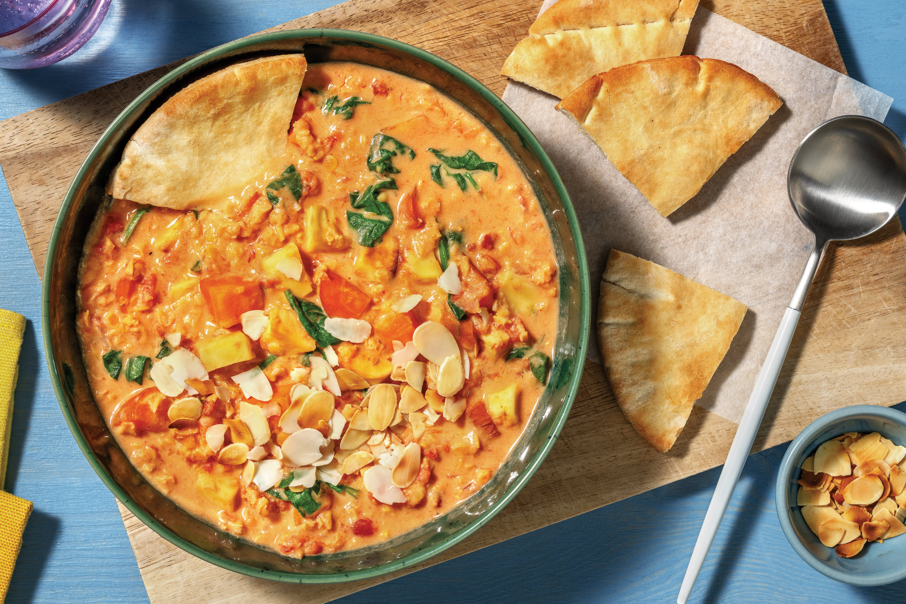 Middle-Eastern Coconut & Veggie Lentil Soup