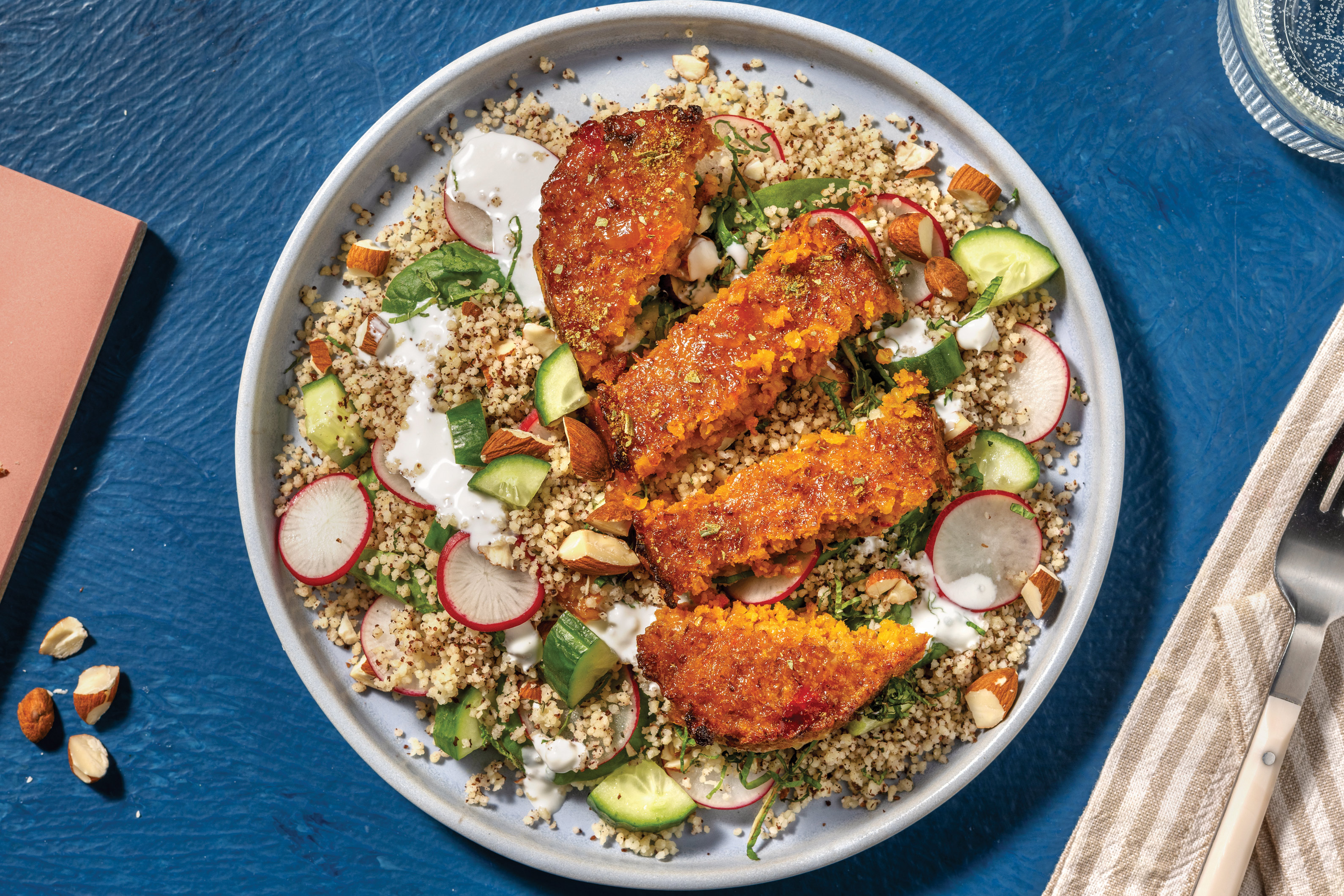 Middle Eastern-Glazed Kumara Patties