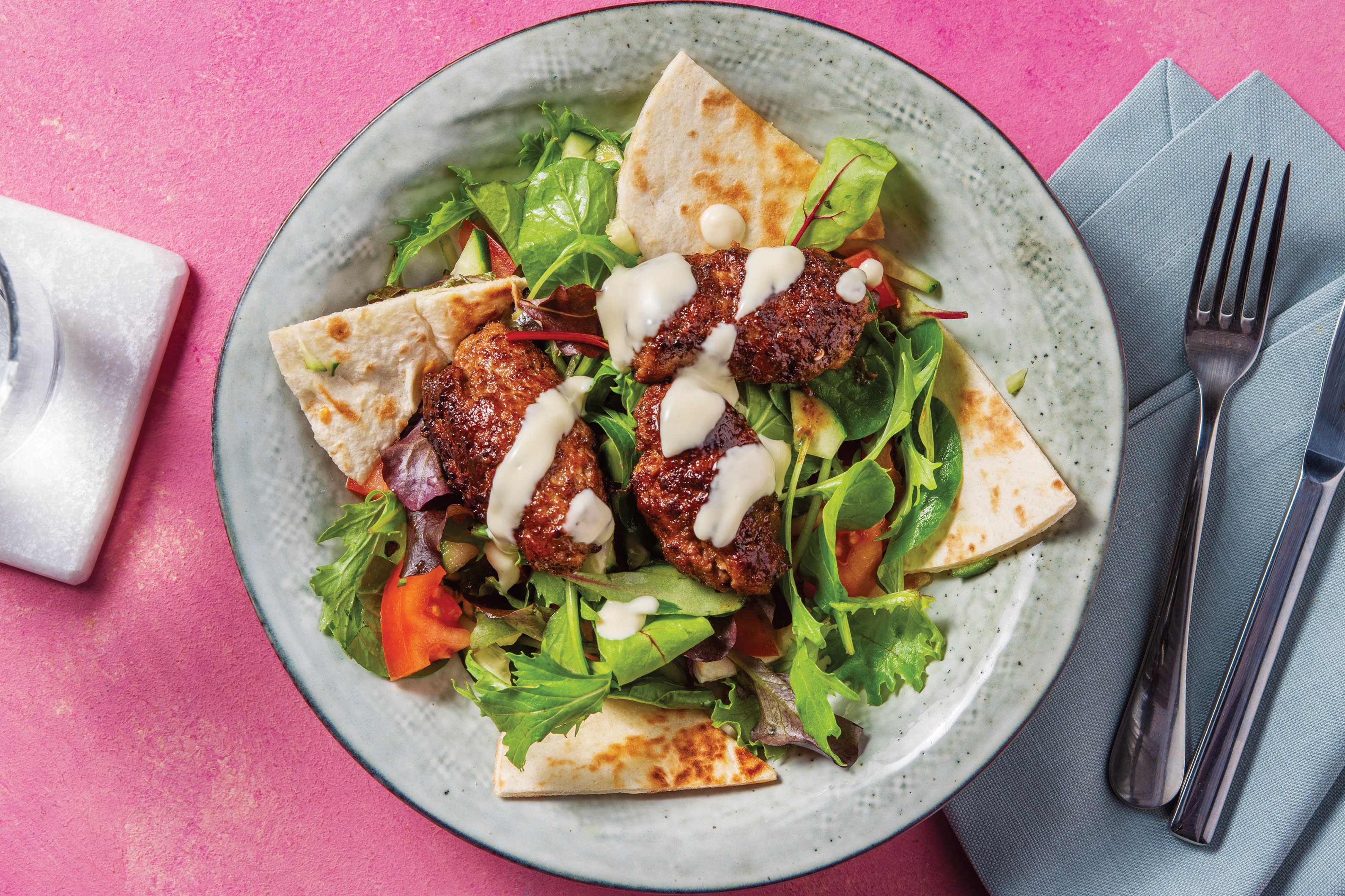 Middle Eastern Honey-Glazed Lamb Koftas