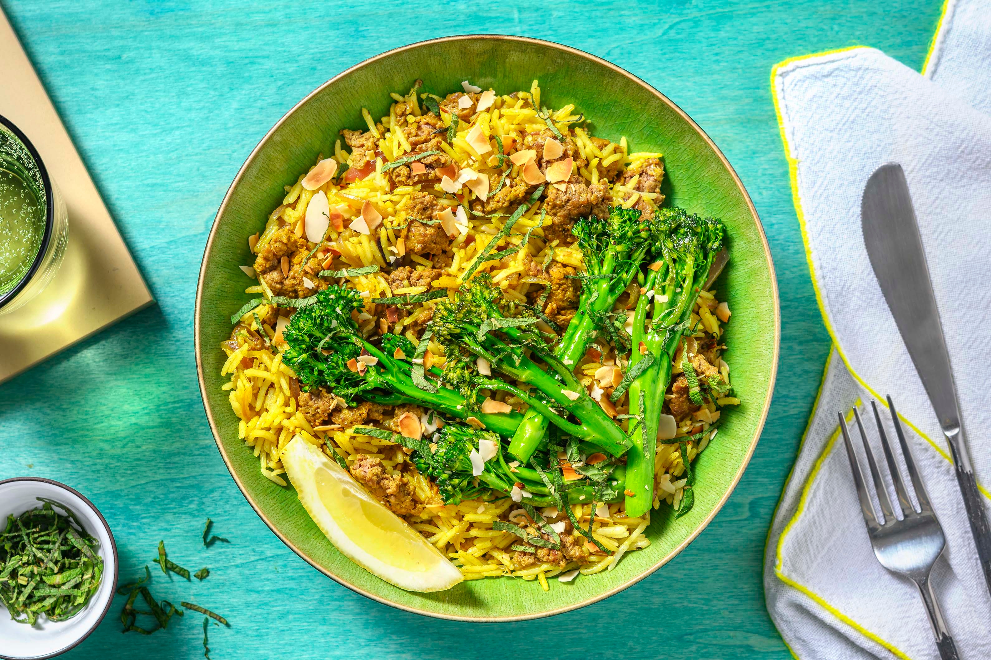 Middle Eastern Lamb Pilaf