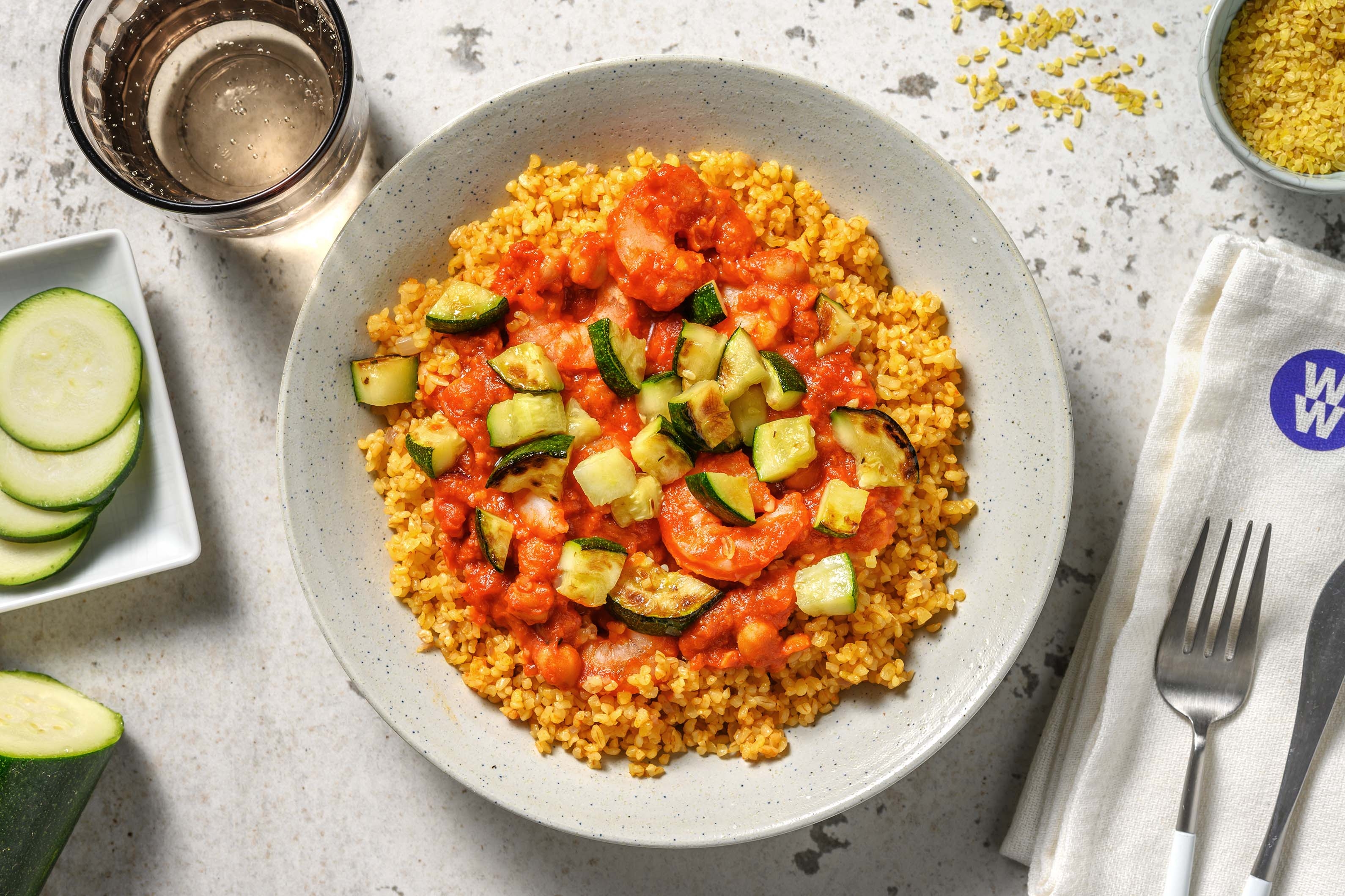 Middle Eastern Style Prawn Stew