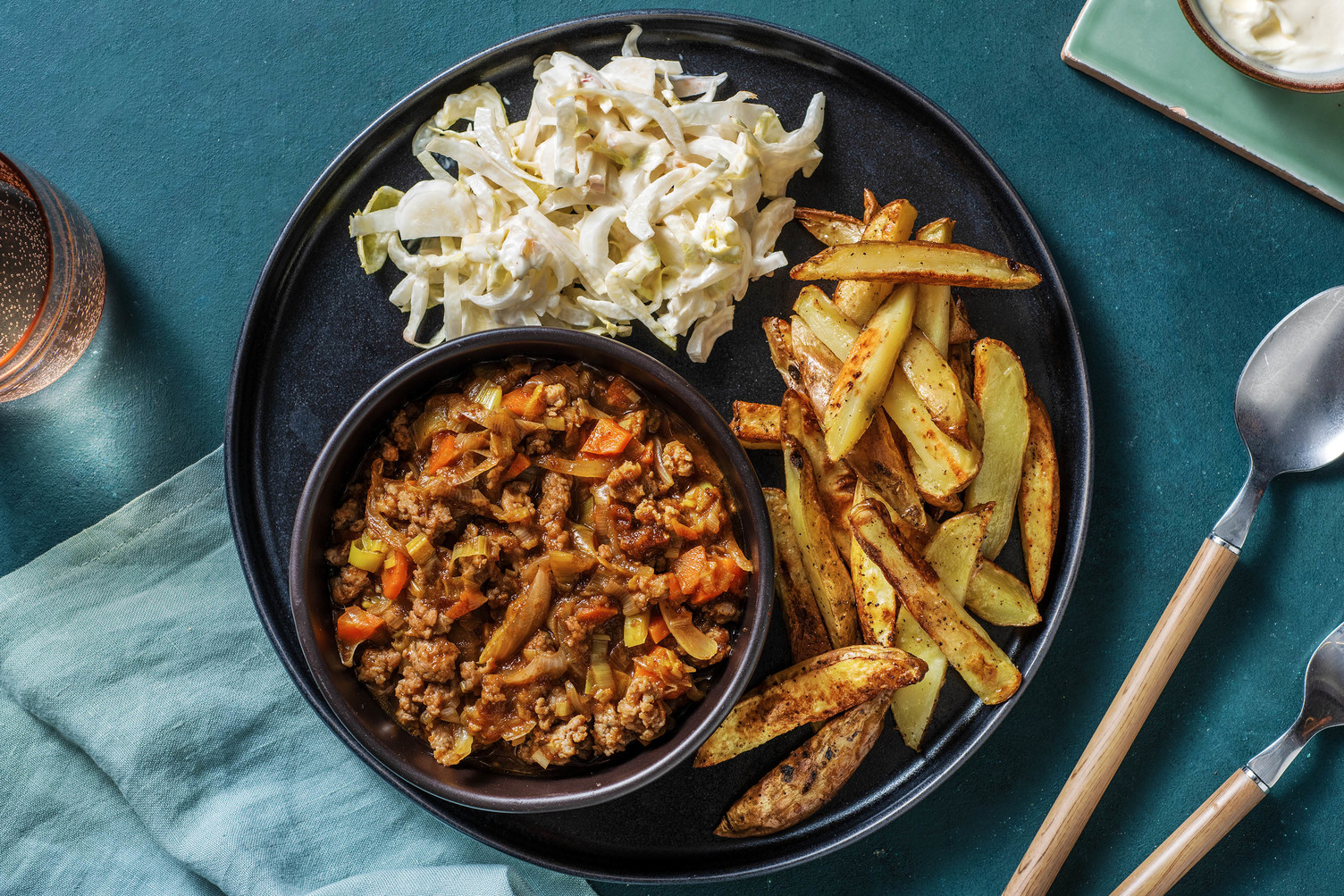 Mijoté à la saucisse de porc assaisonnée