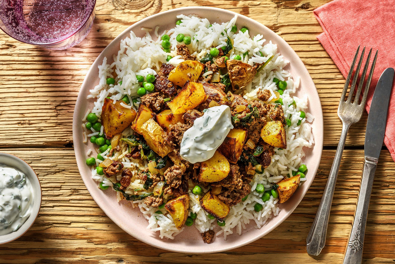 Mild Beef, Spinach and Sultana Curry