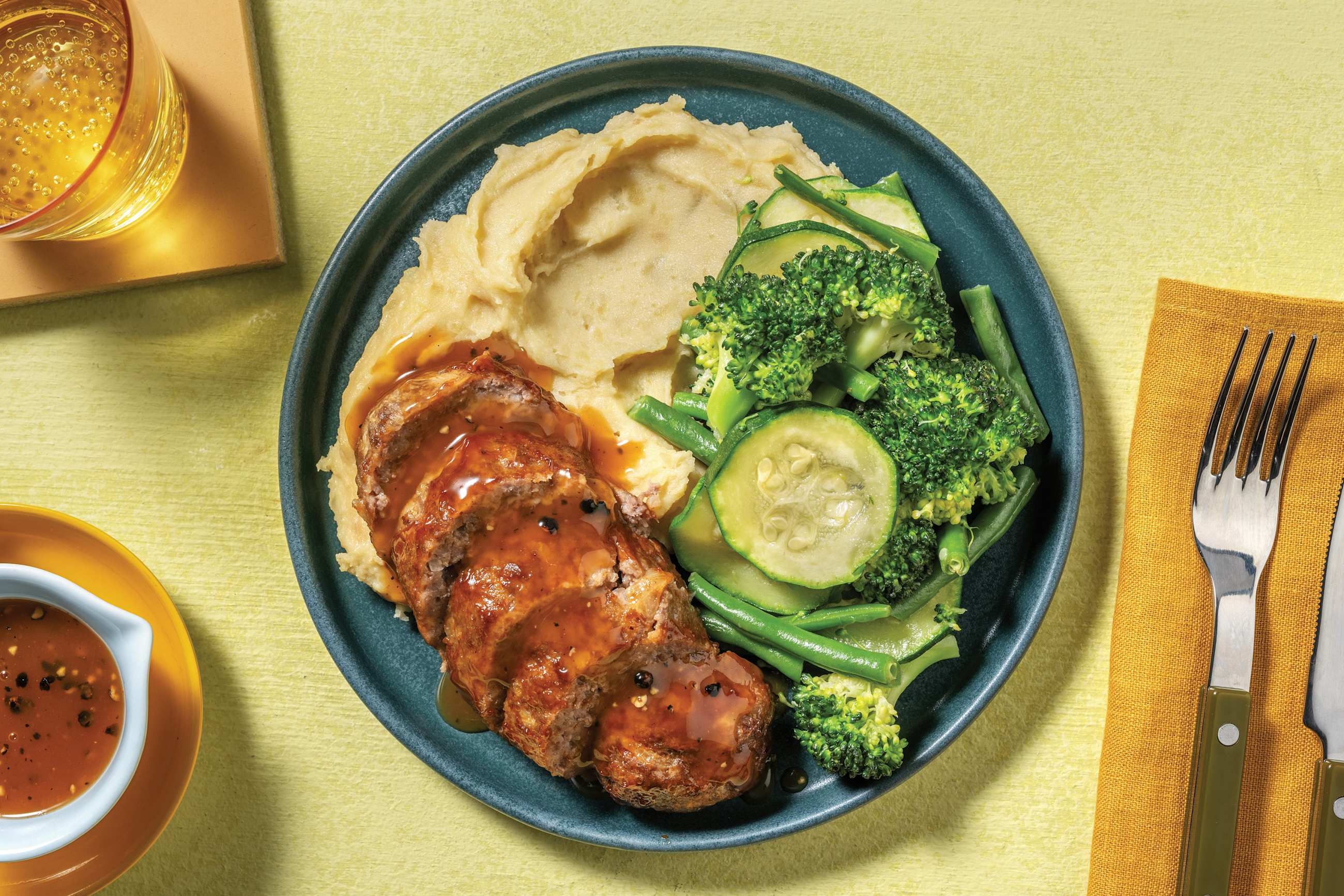 Mini Beef Meatloaves & Mash