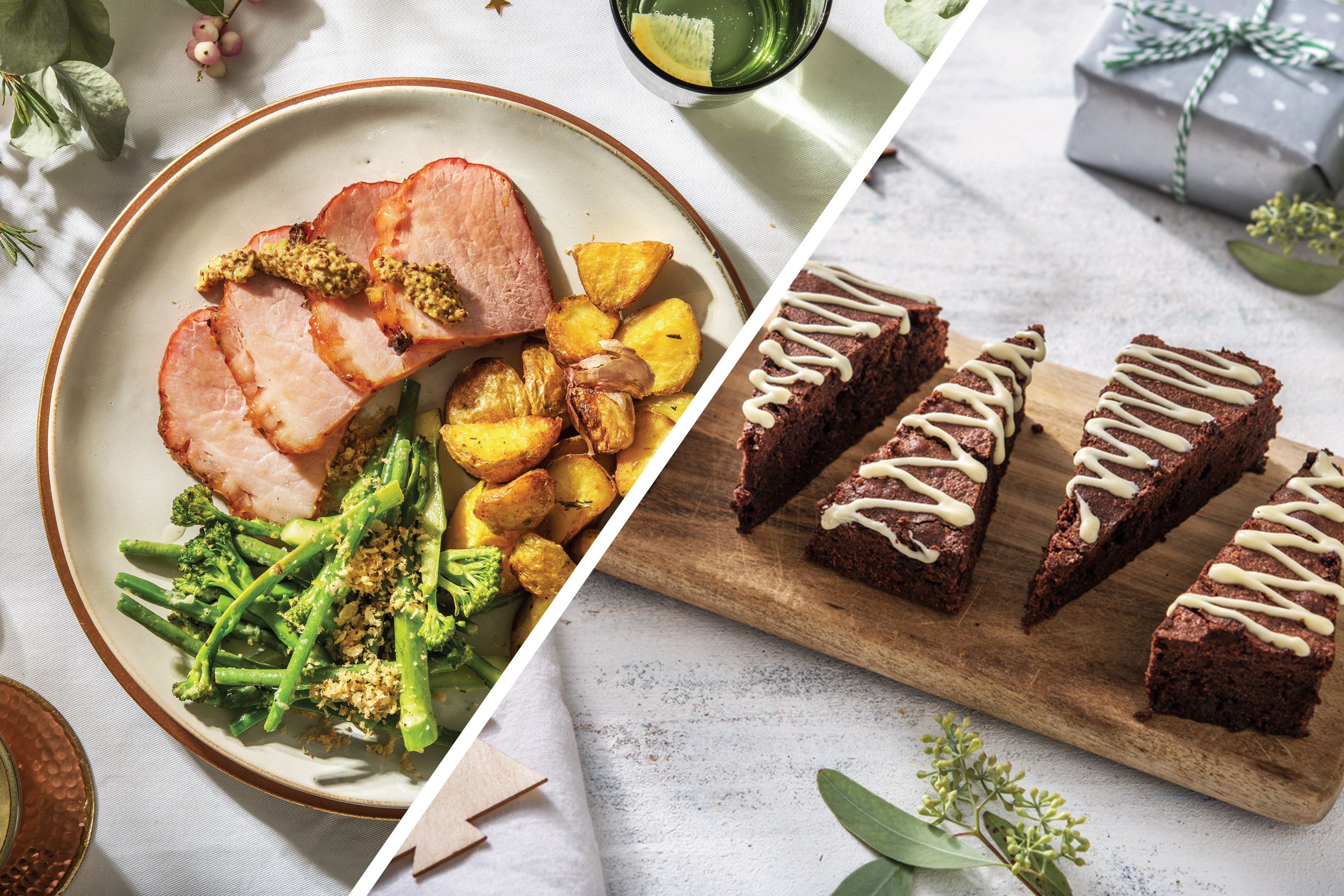 Mini Christmas Ham & Sides