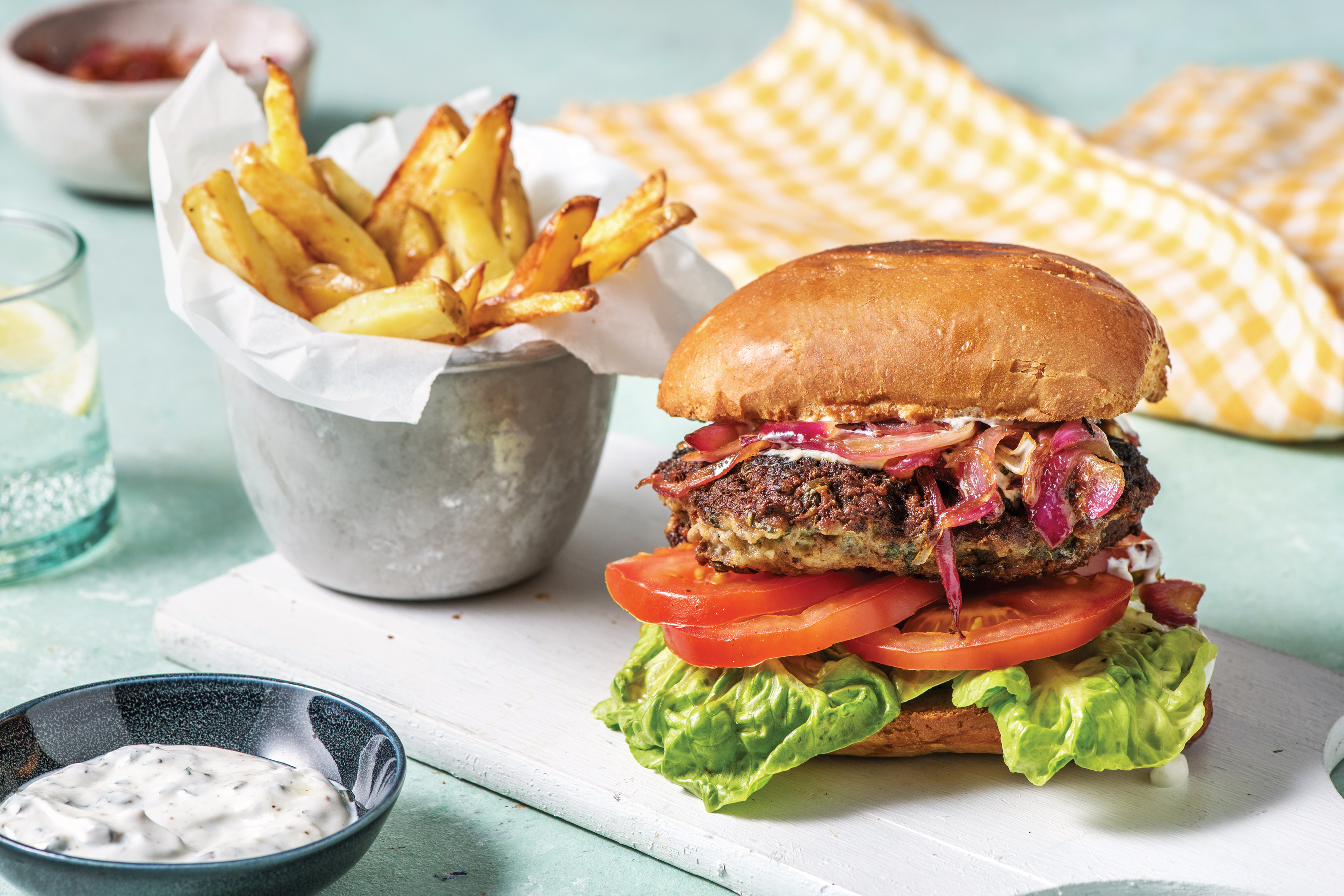 Mint & Feta Lamb Burger