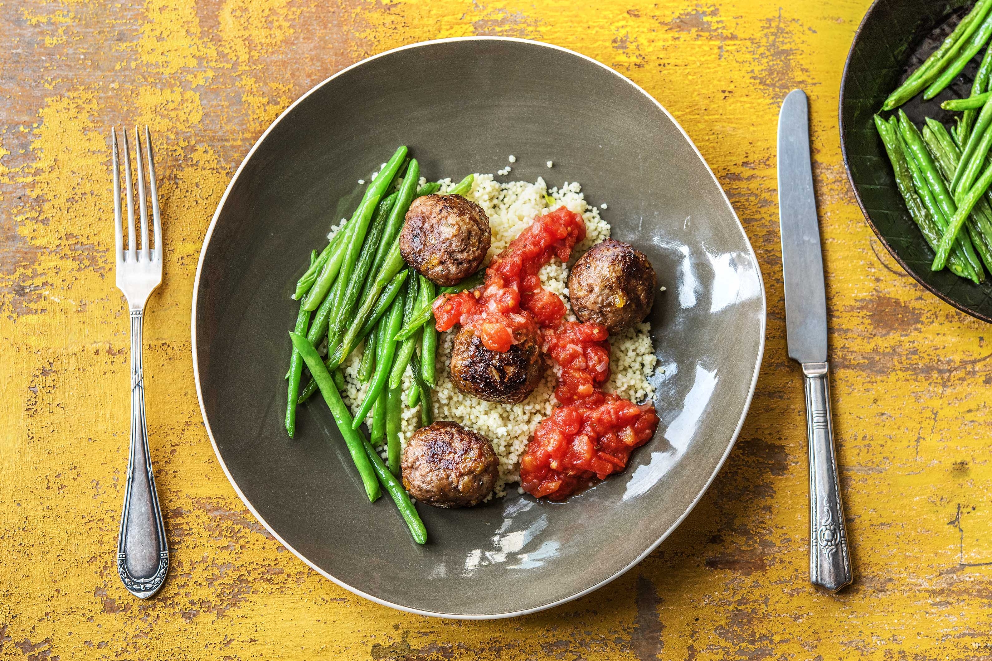 Minted Lamb Meatballs