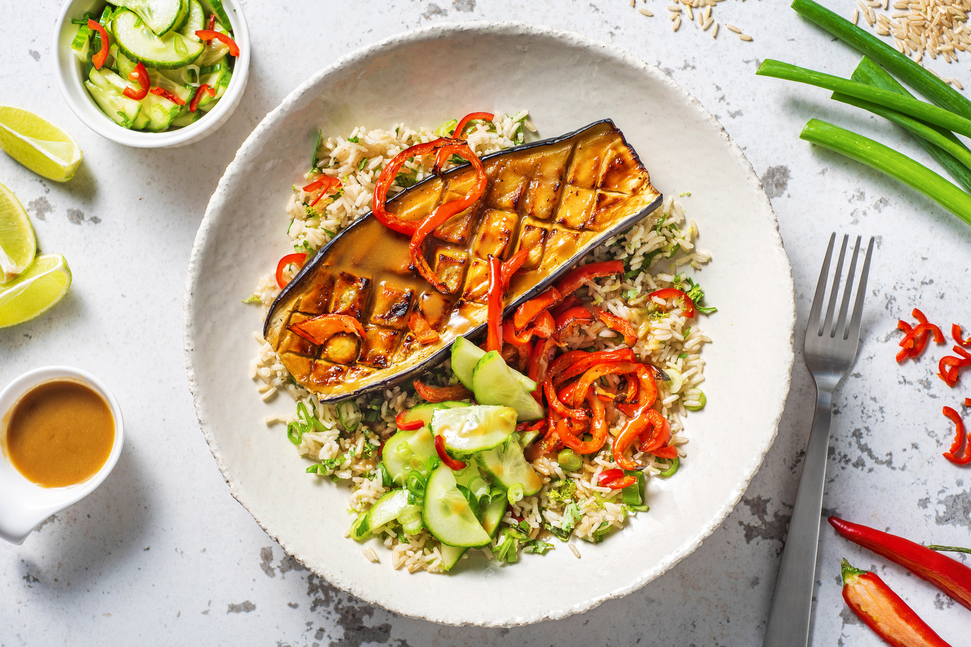 Miso Baked Aubergine