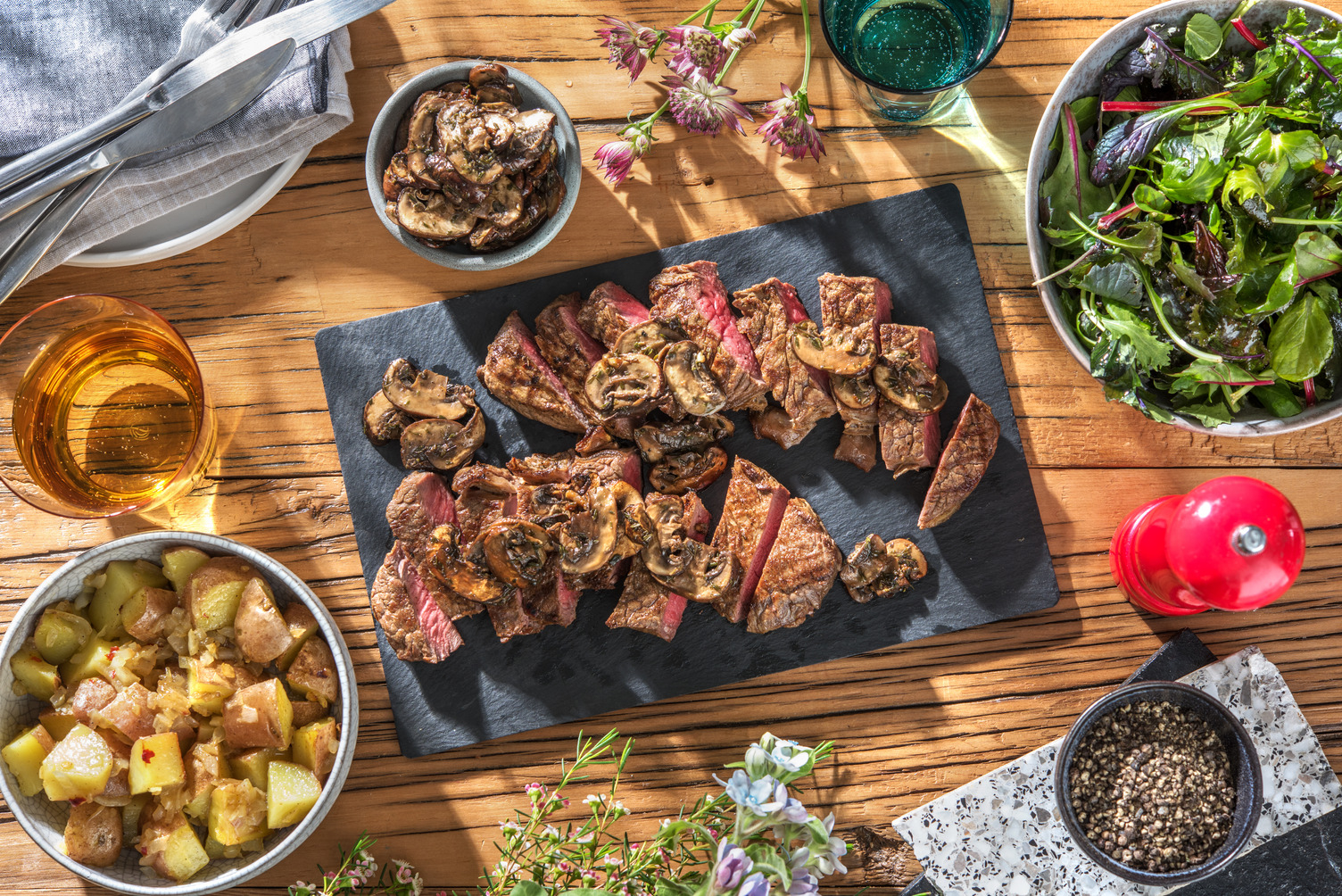 Steak grillé façon bistro de Montréal