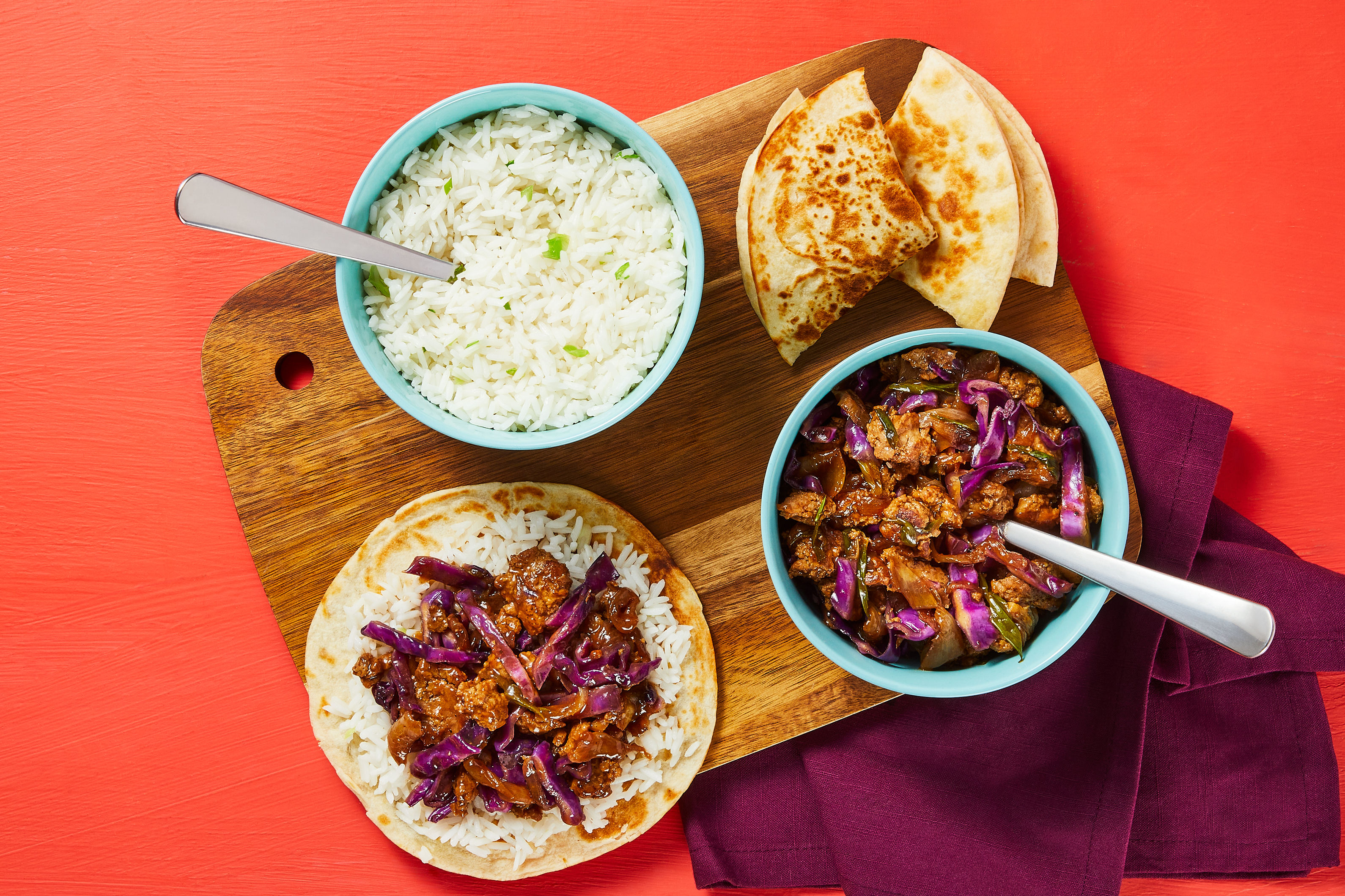 Moo Shu Pork Platter