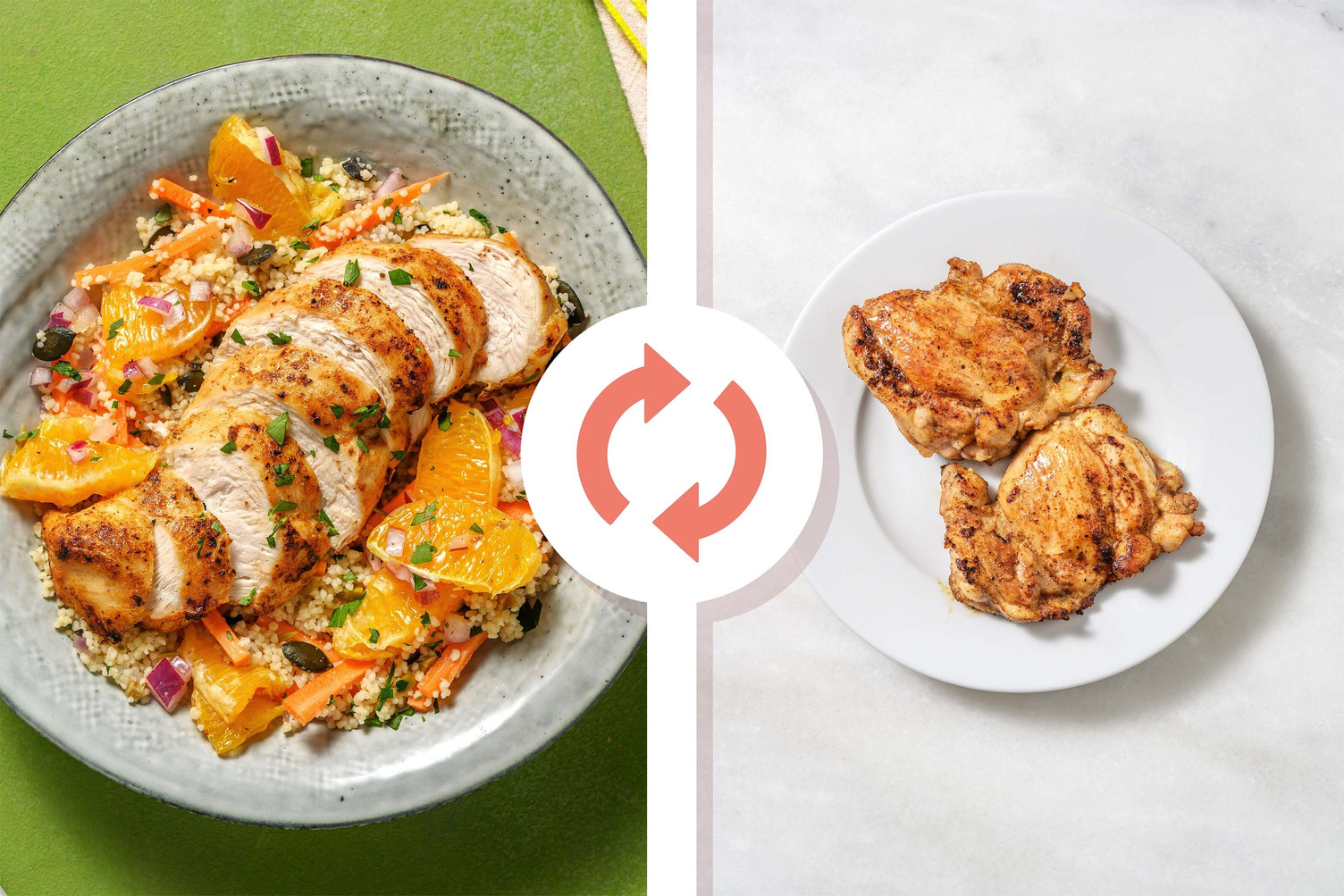 Moroccan-Style Orange and Olive Chicken Thighs