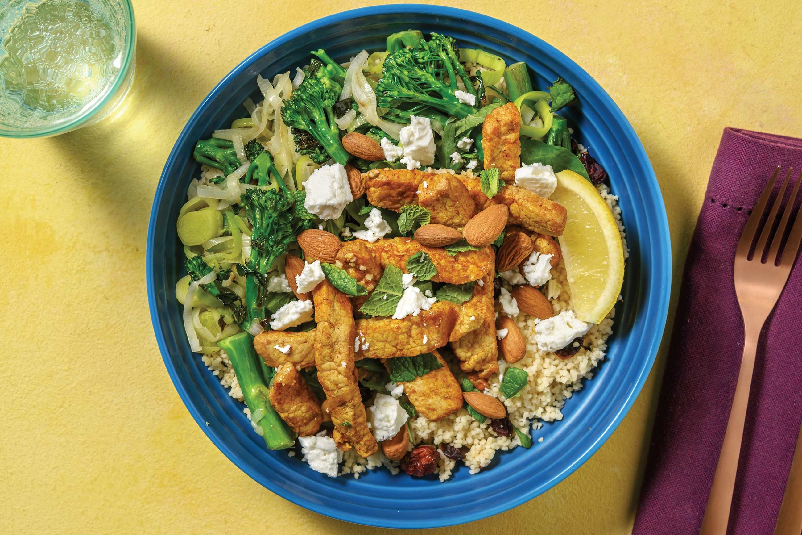 Moroccan Pork & Currant Couscous