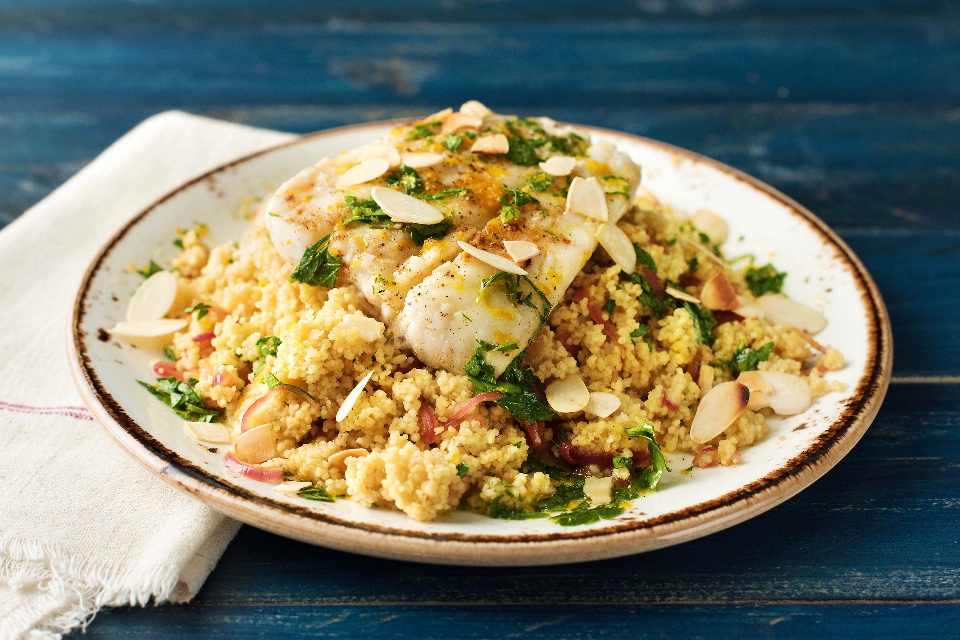 Moroccan Spiced Cod Parcel