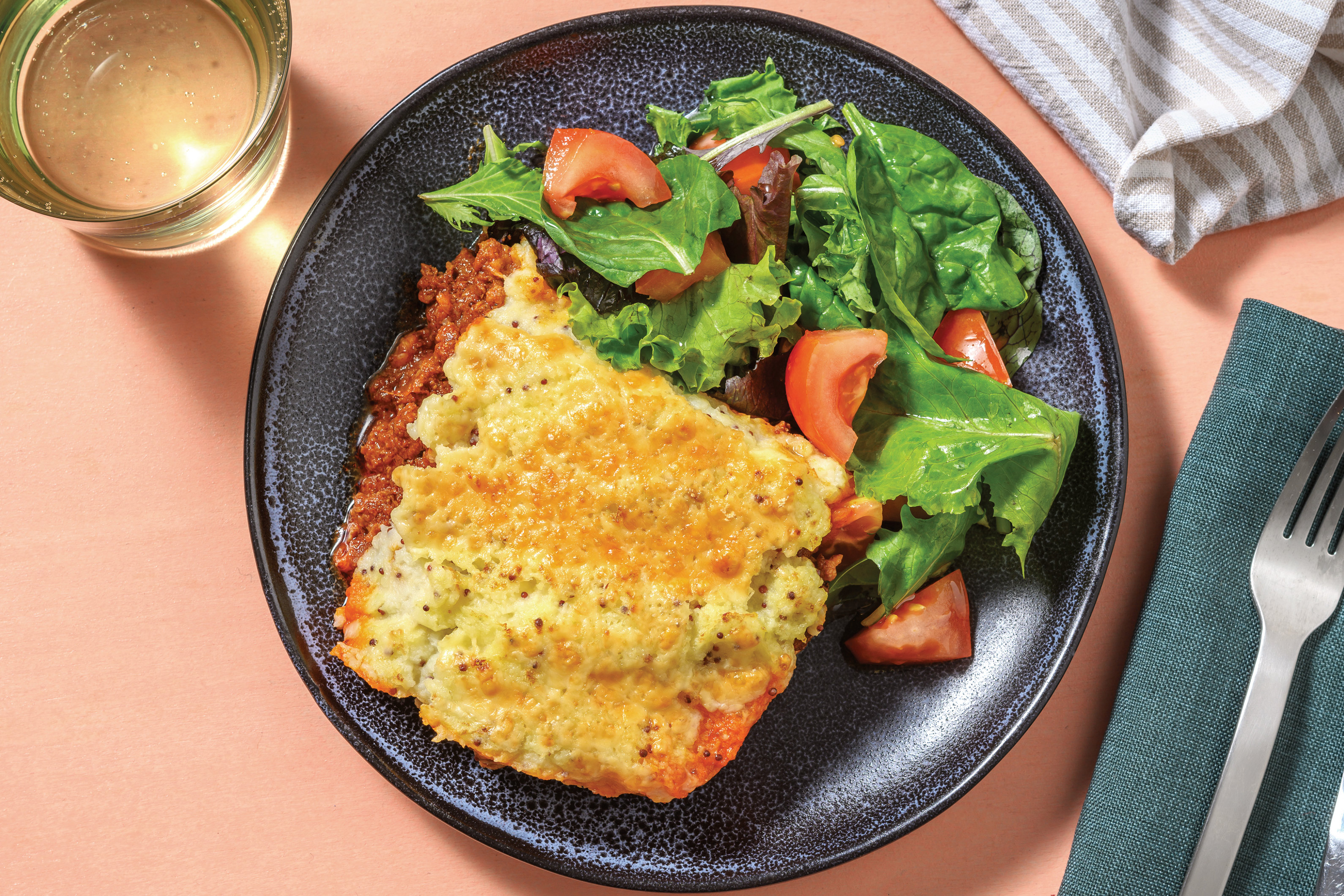 Mumbai Beef & Cauli-Potato Pie