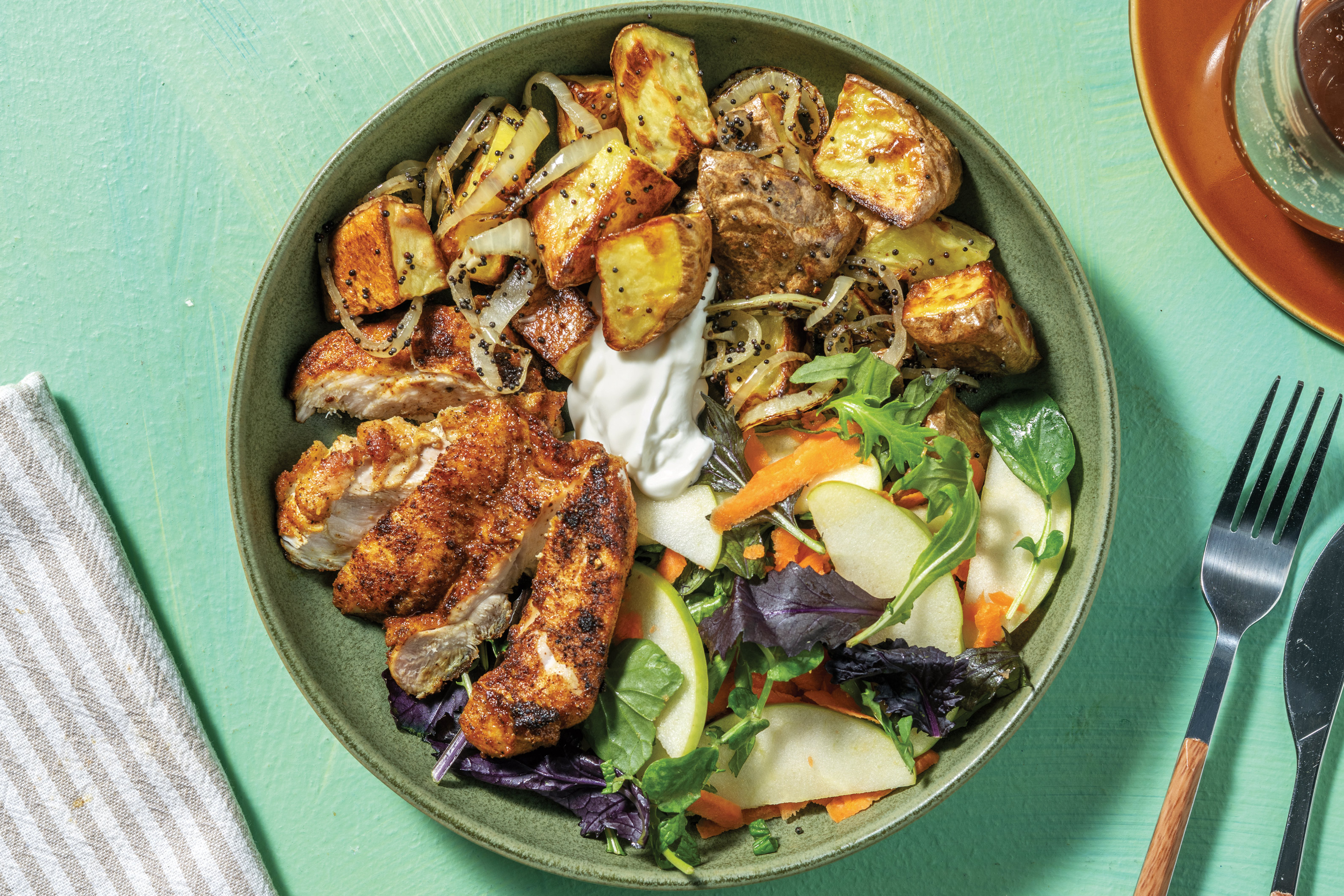 Mumbai Chicken & Seeded Roast Potatoes