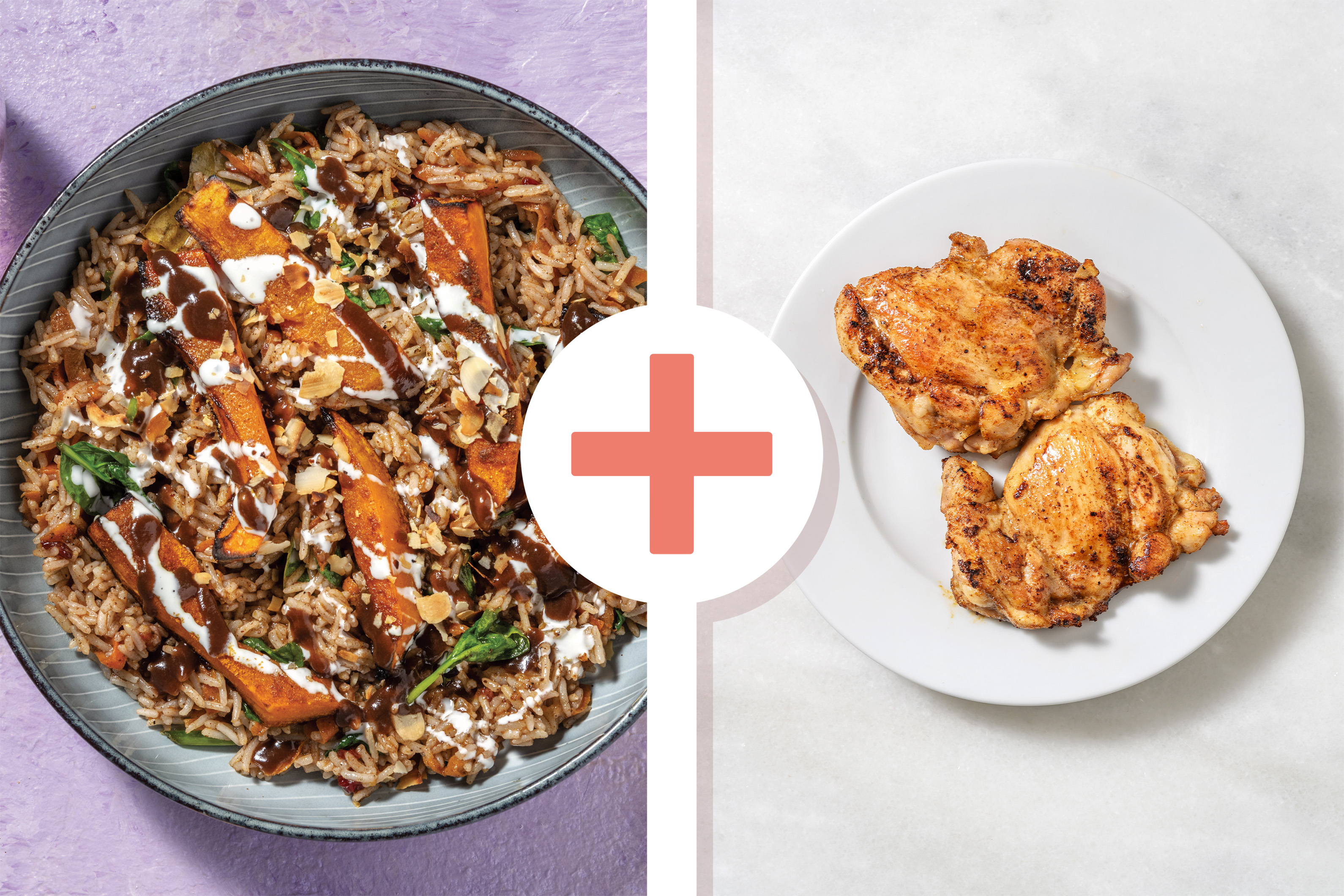 Mumbai Pumpkin, Chicken & Veggie Biryani