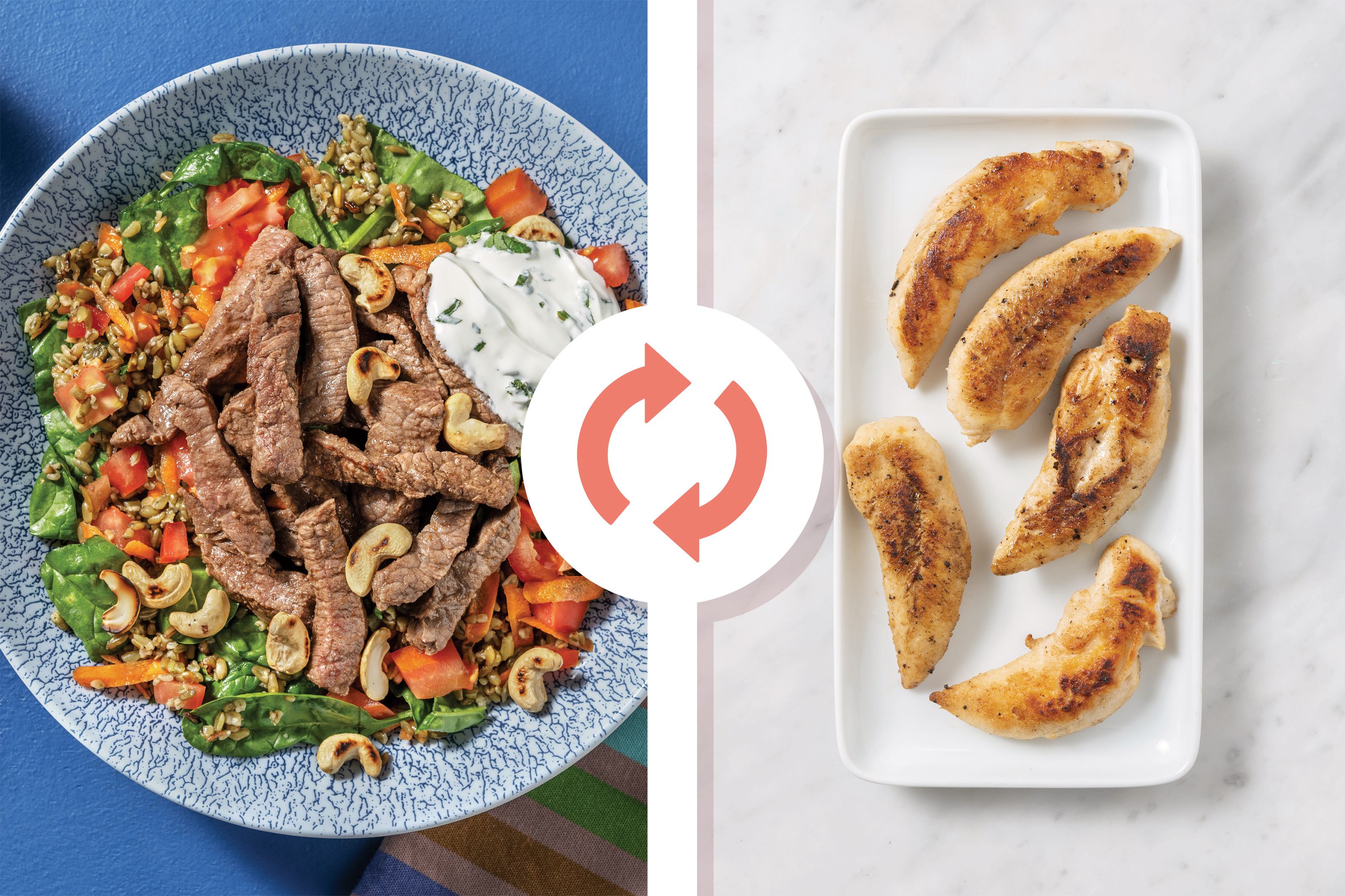 Easy Mumbai Spiced Chicken & Freekeh Salad