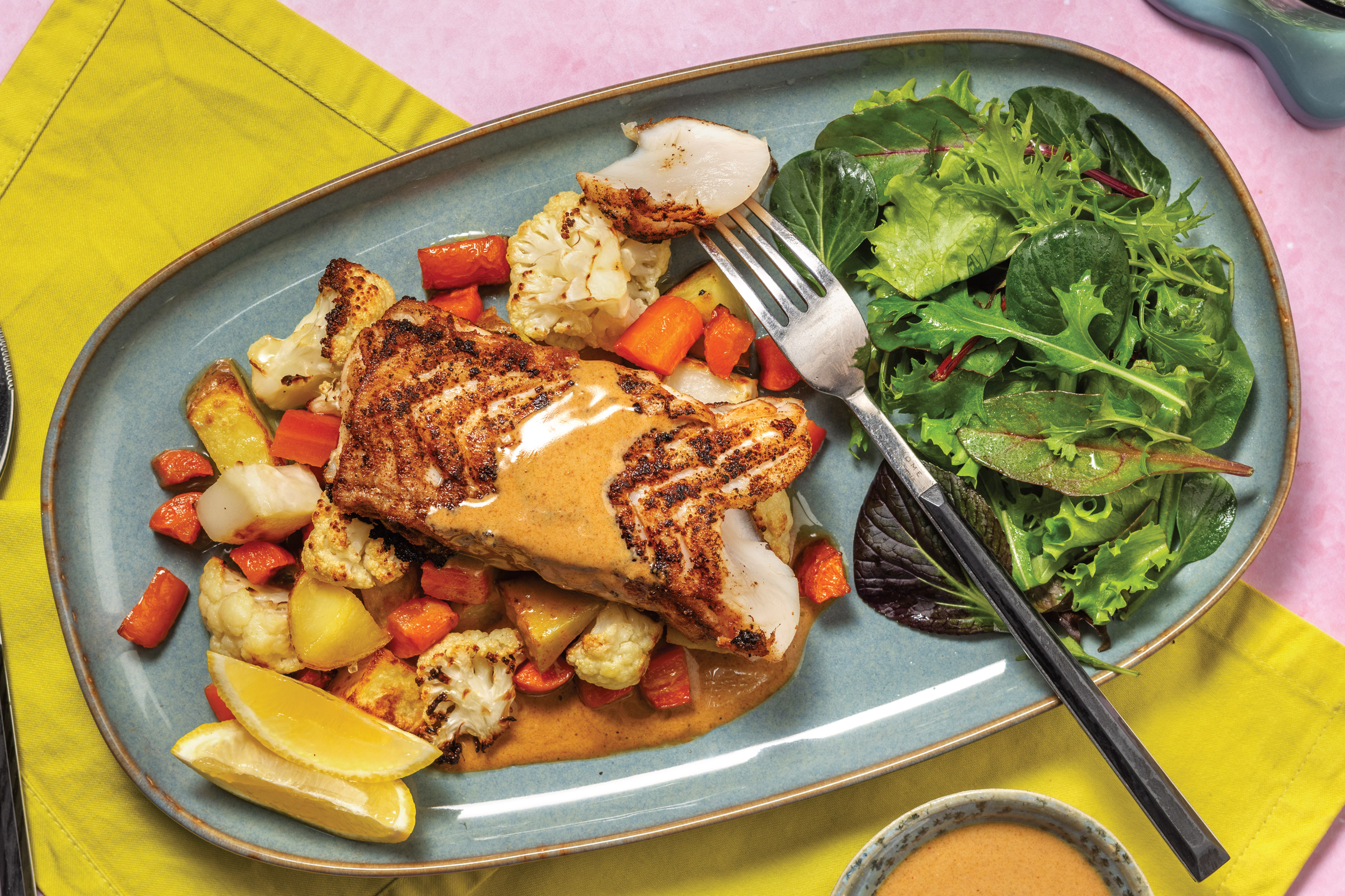 Mumbai White Fish & Bengali Coconut Sauce