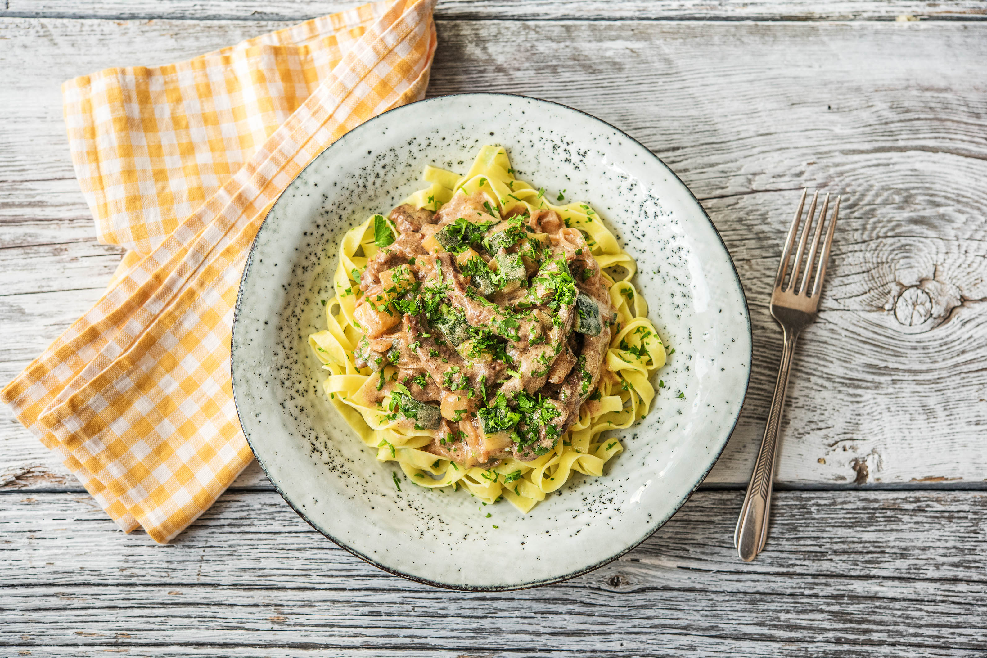 Creamy Beef & Zucchini