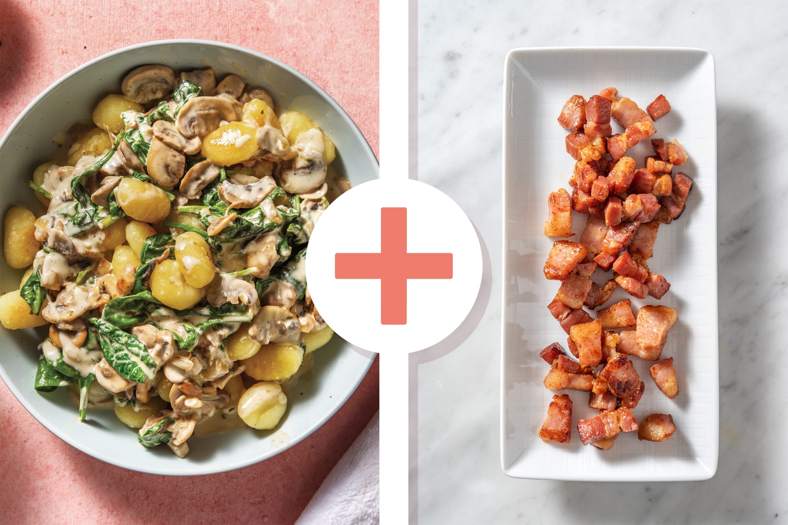 Creamy Mushroom & Bacon Gnocchi