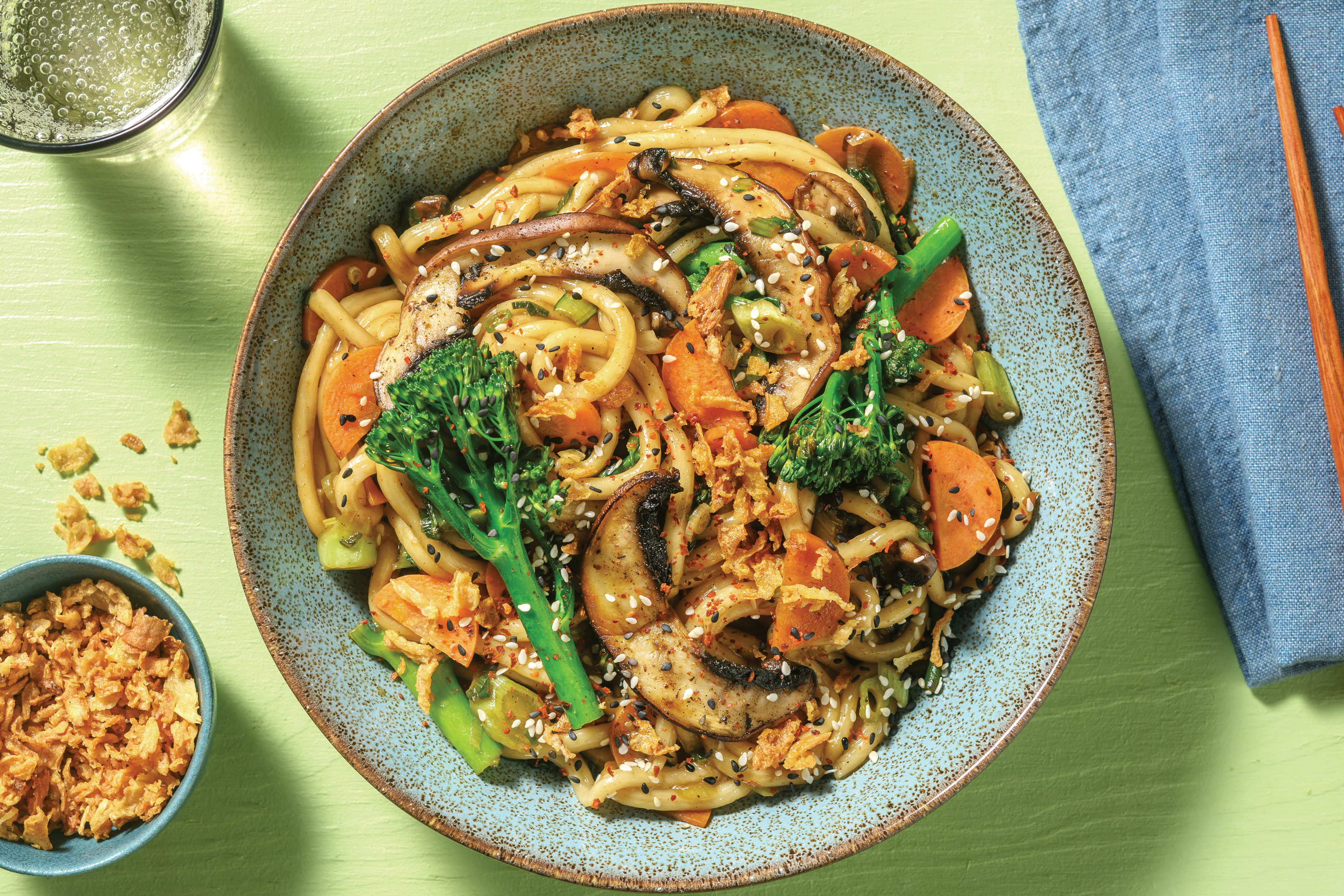 Mushroom & Veggie Udon Noodles