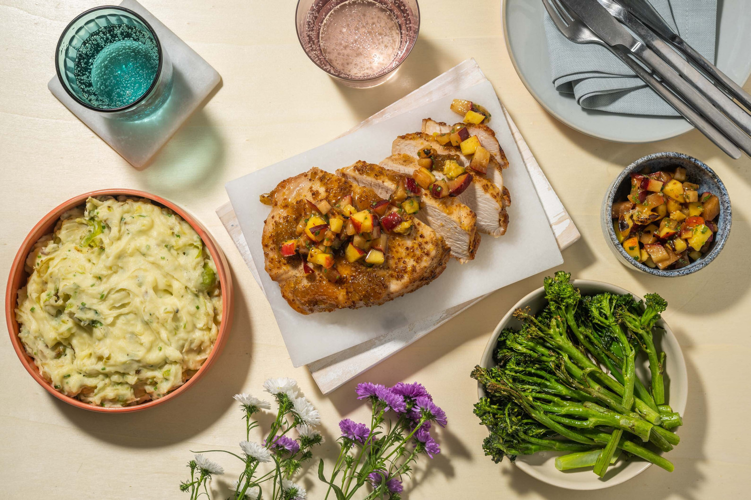 Mustard-Fig Roasted Turkey