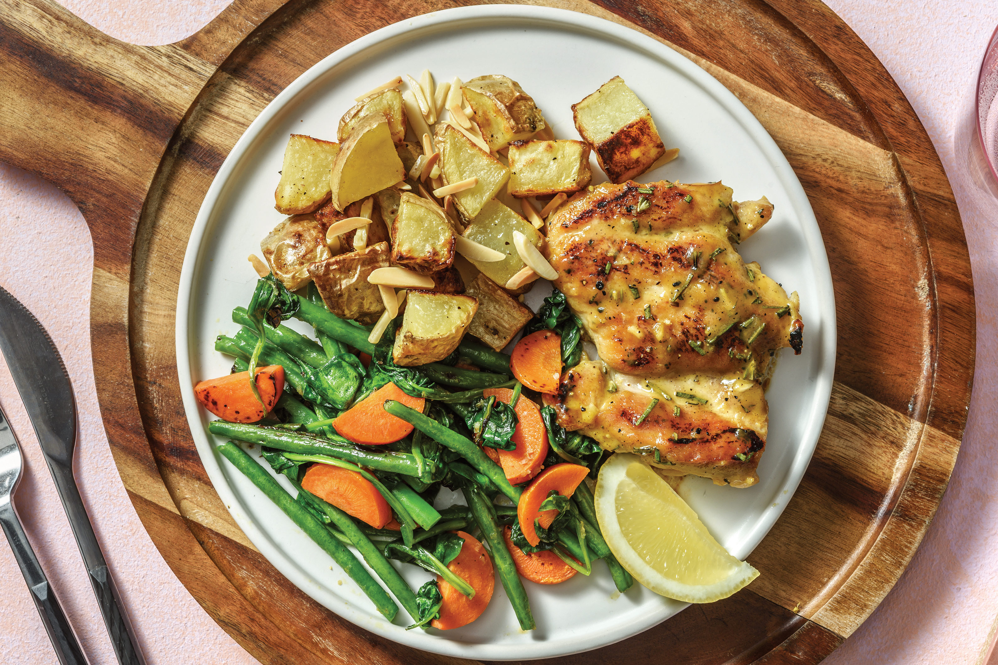 Sticky Mustard & Rosemary Chicken