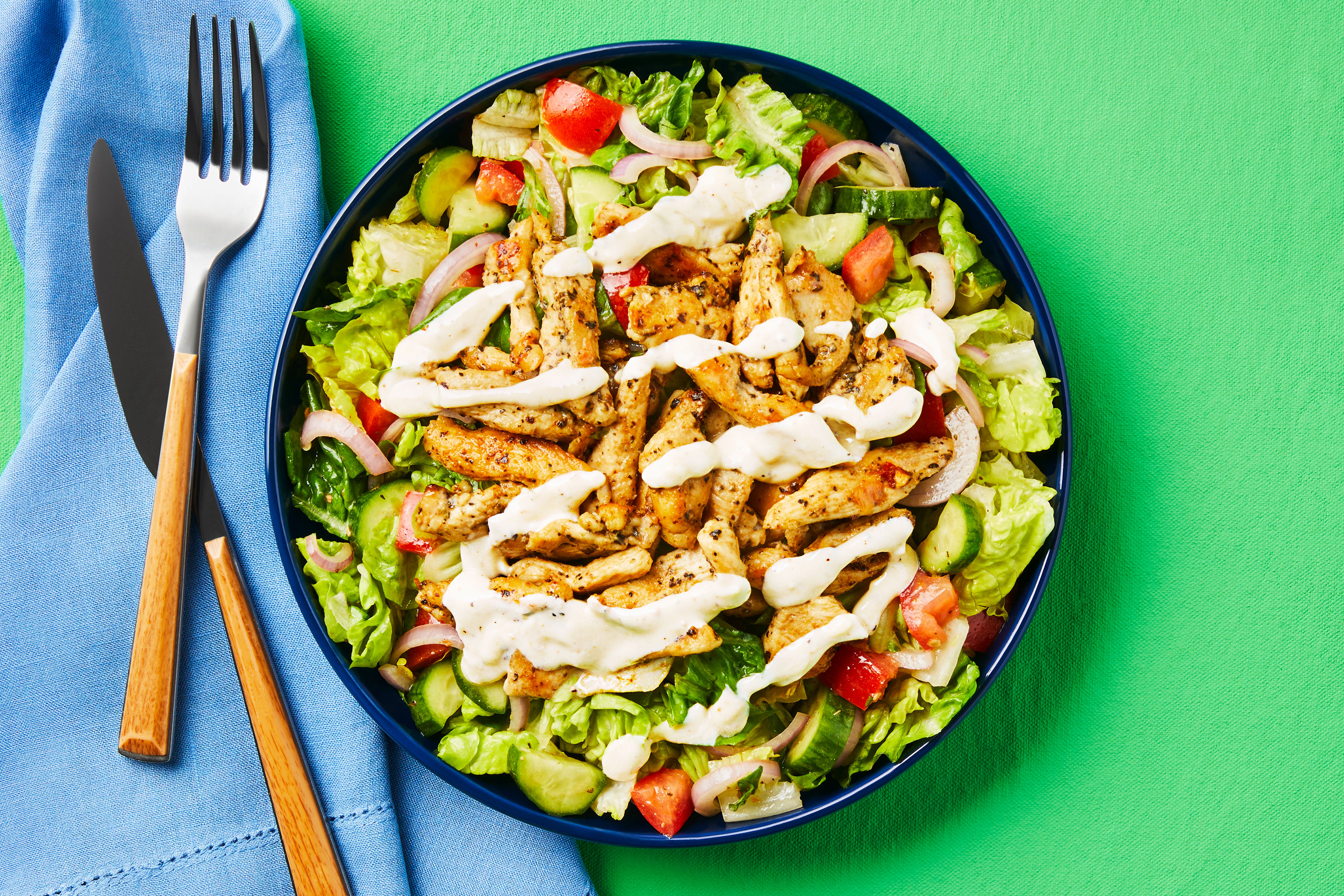 My Big Fat Greek Chicken Salad