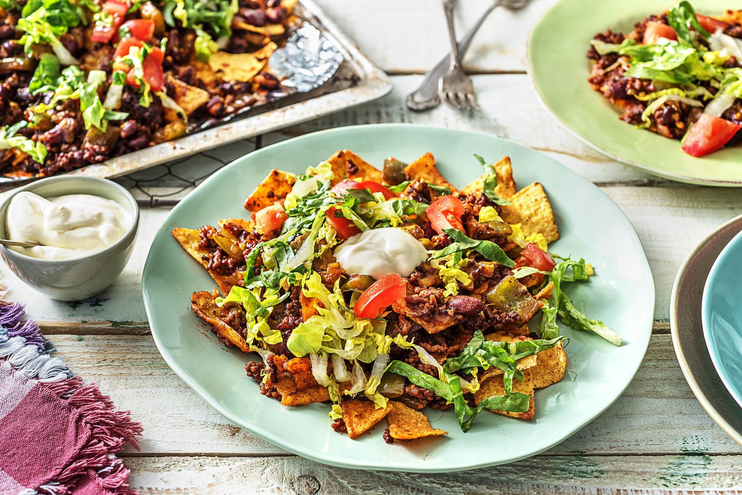 Family-Style Summer Chili Nachos