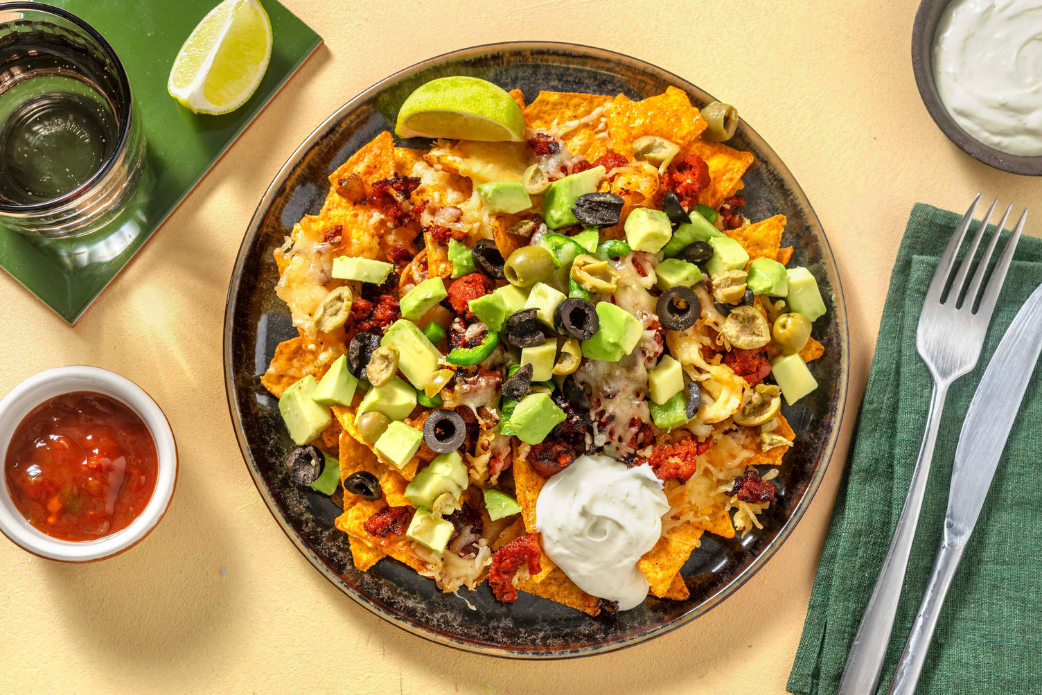 Nachos au bœuf façon espagnol