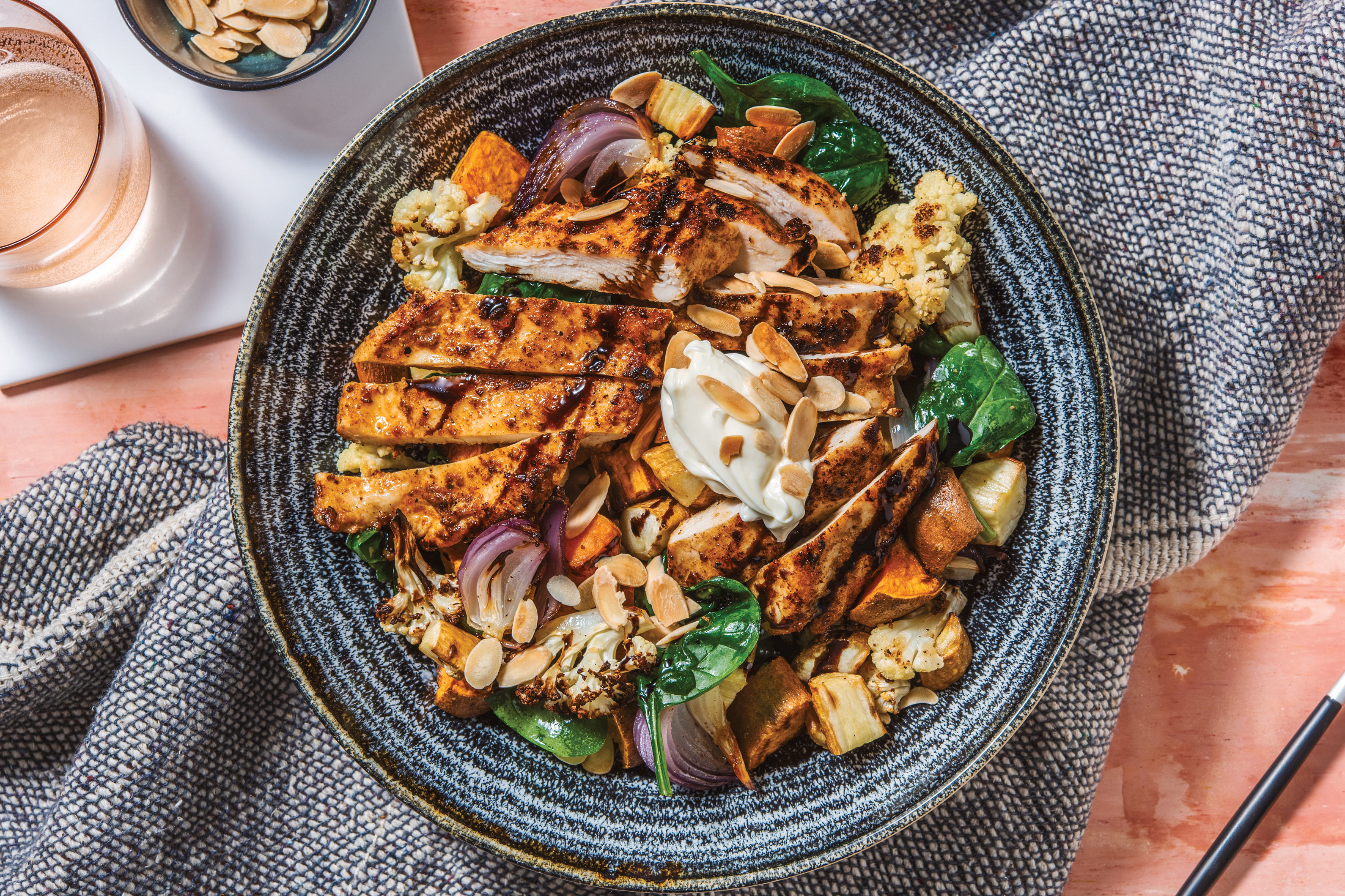 Nan's Chicken & Roast Veggie Toss