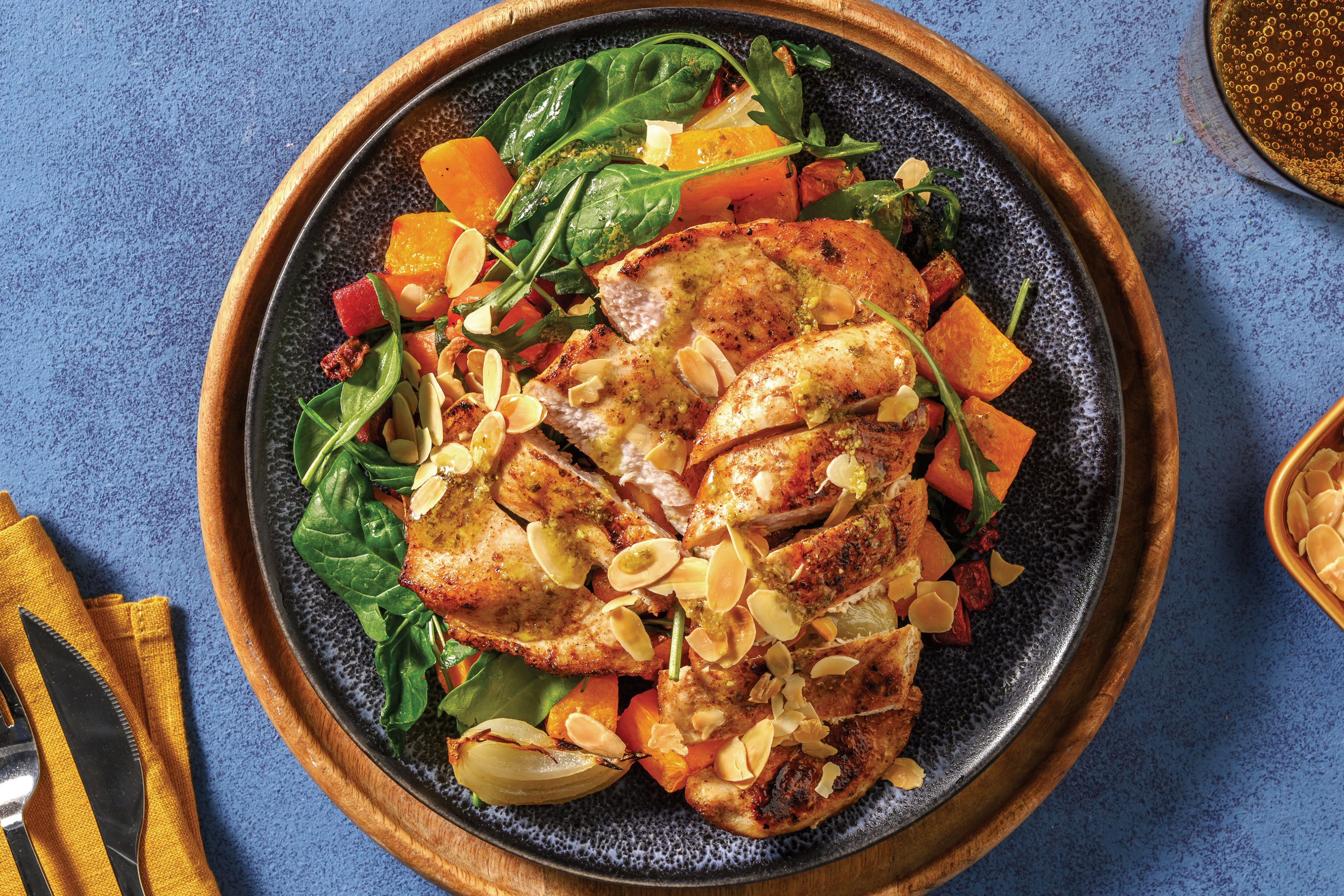 Nan's Chicken & Roast Veggie Toss