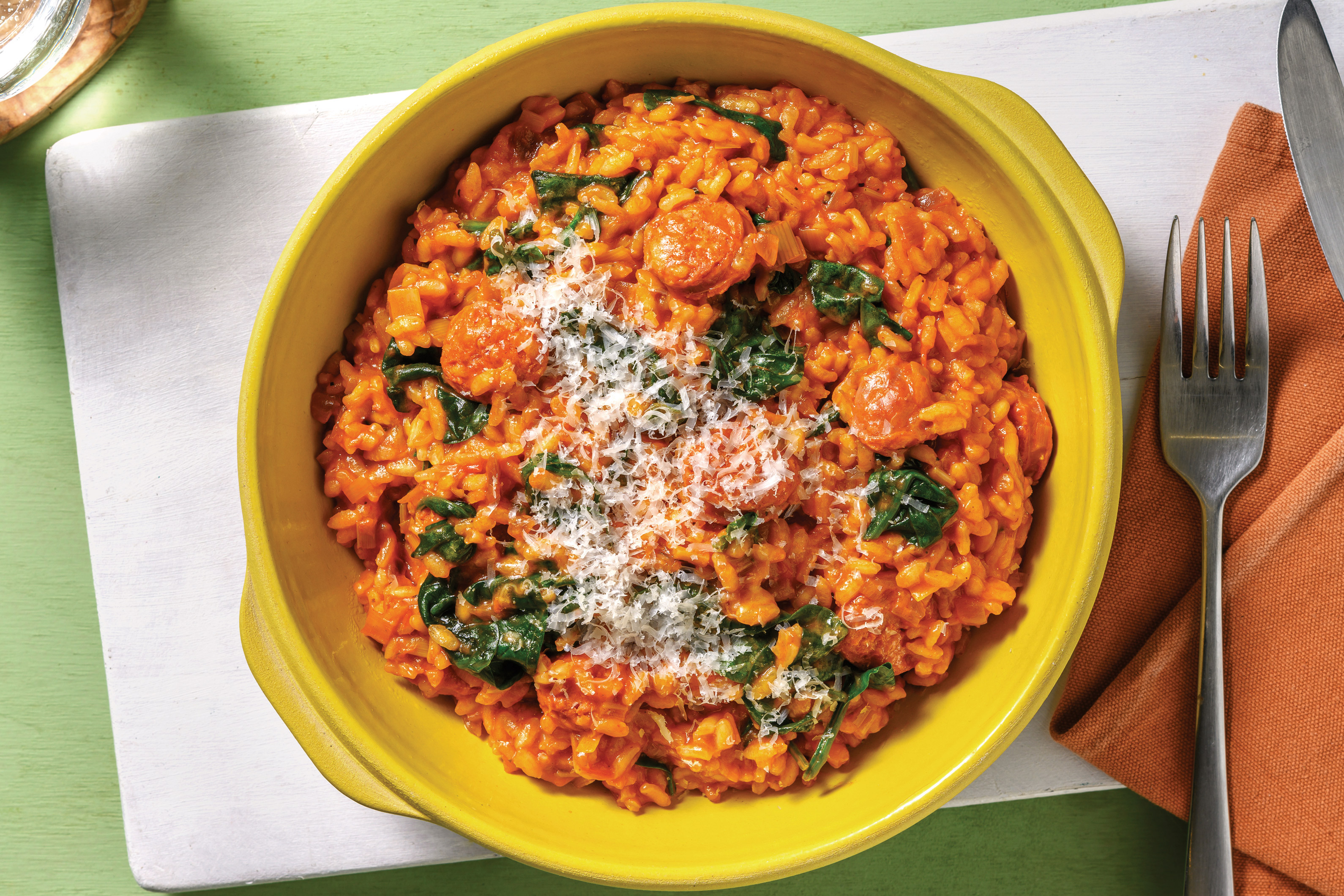 Easy Chorizo & Veggie Risotto