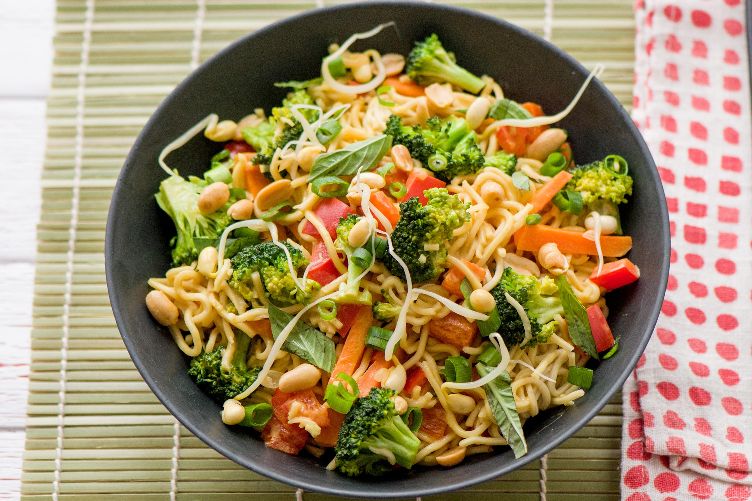 Cremige Thai-Nudel-Bratpfanne