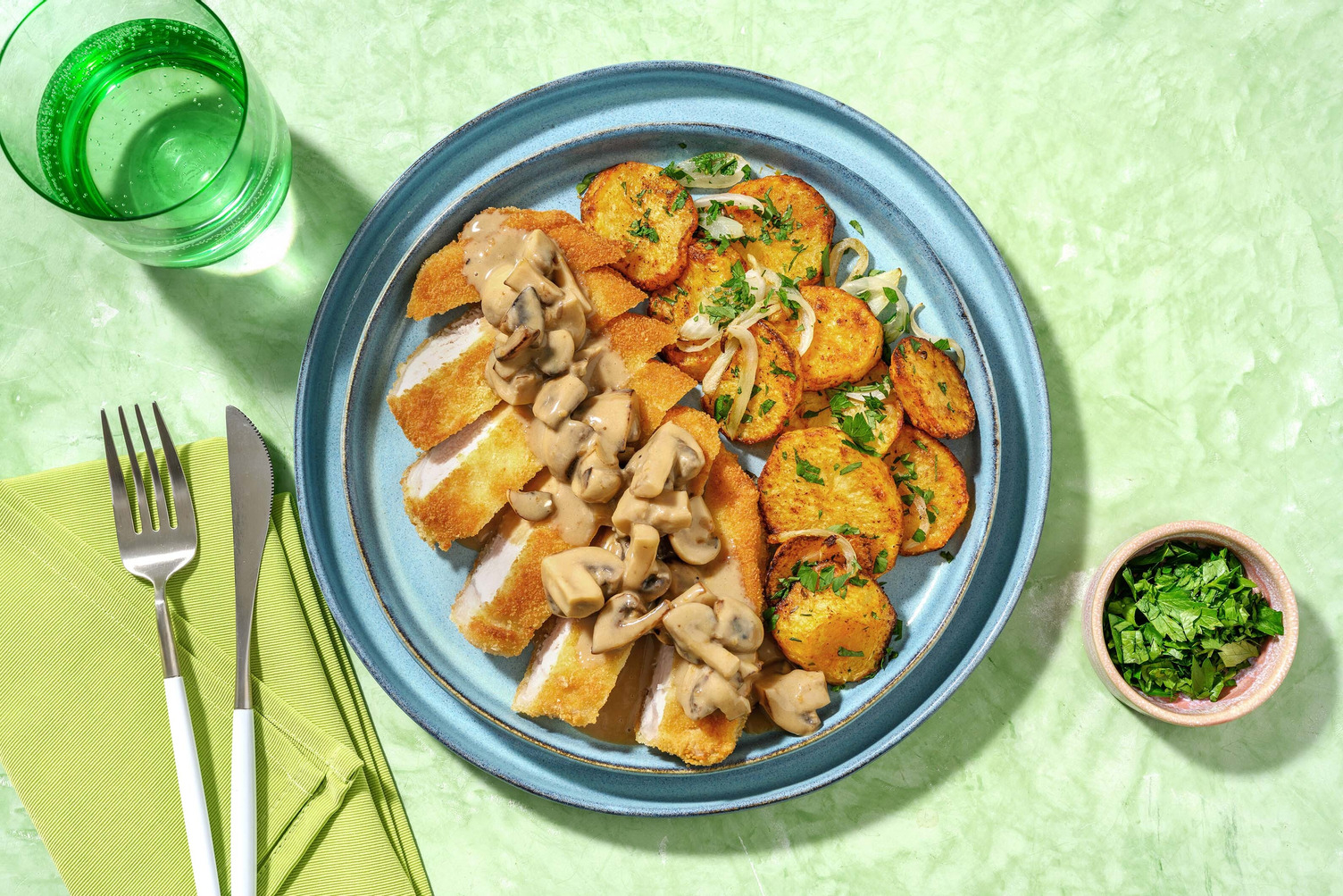 Nicks ausgefuchste Pilzpfanne mit Plätzli