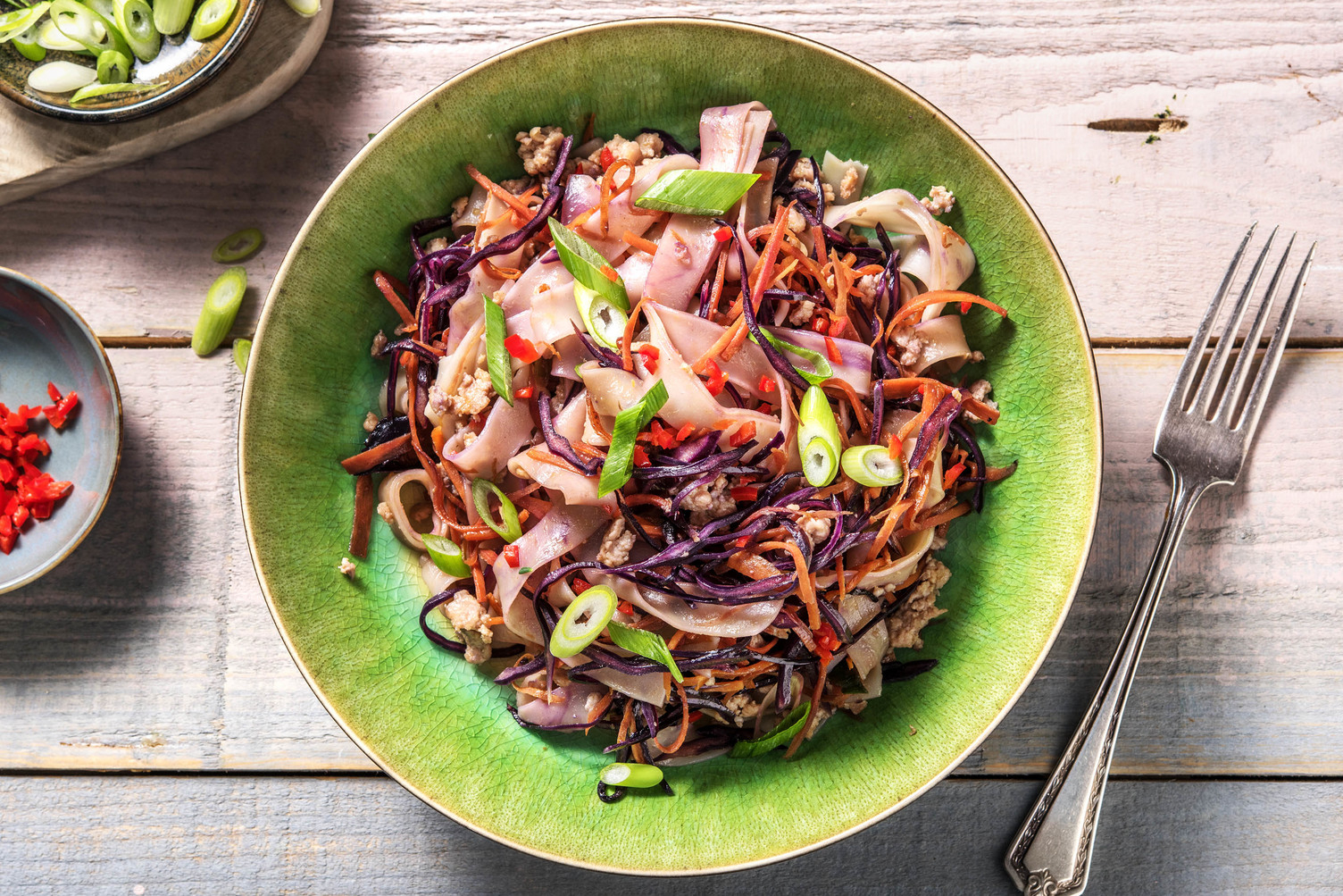 Turkey and Veggie Potsticker Noodles