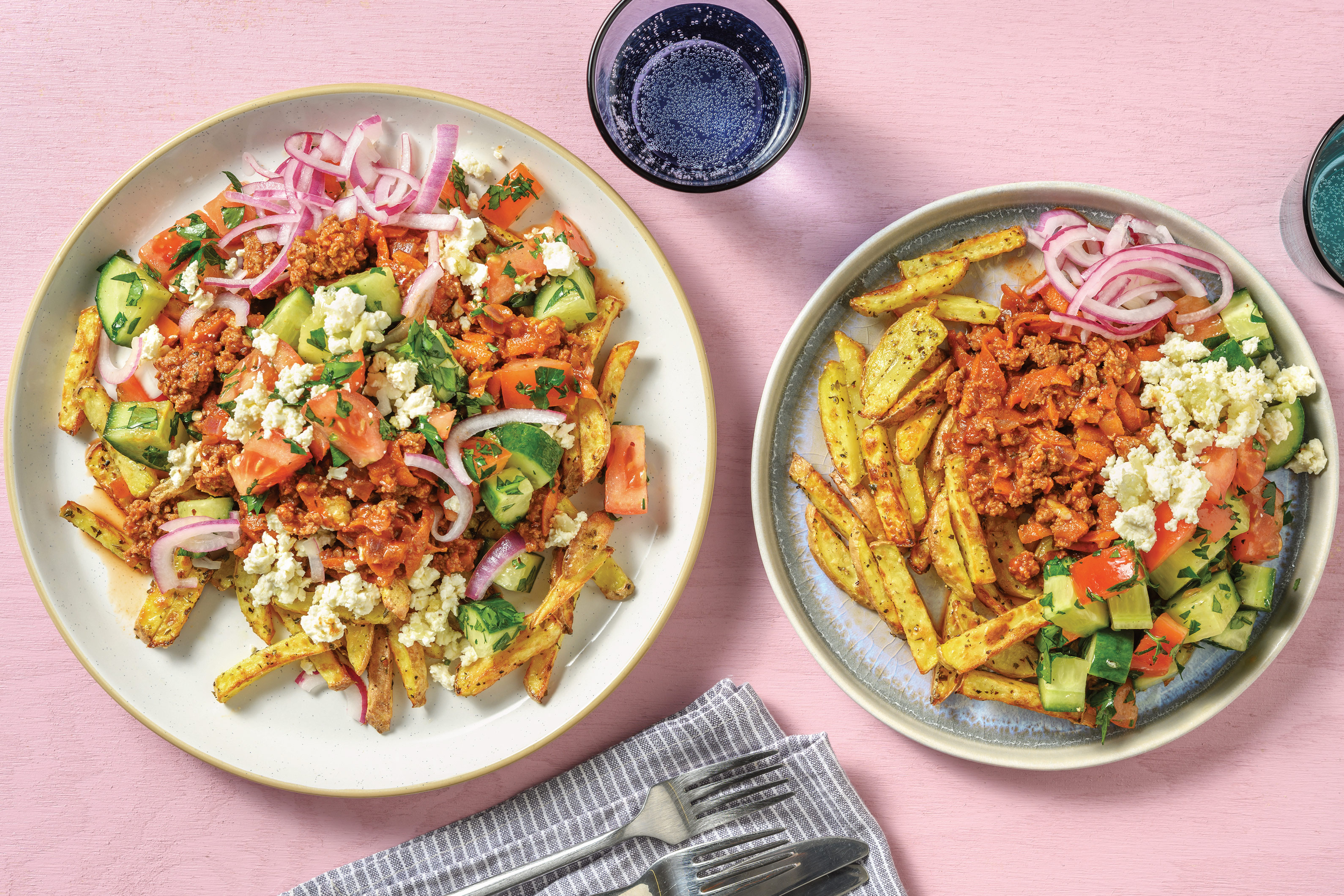 Oregano Beef Loaded Fries