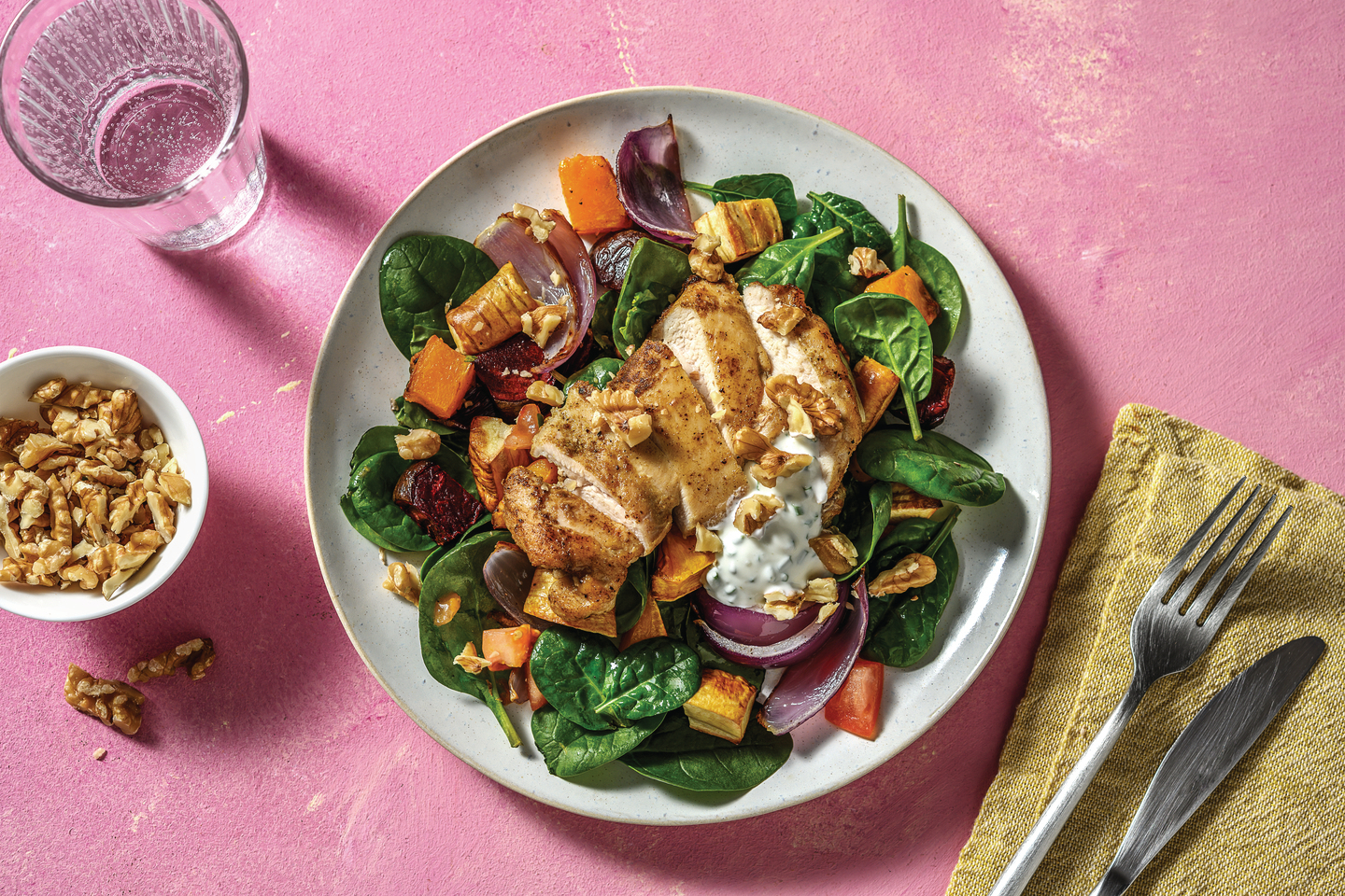 Spiced Chicken & Chive Yoghurt