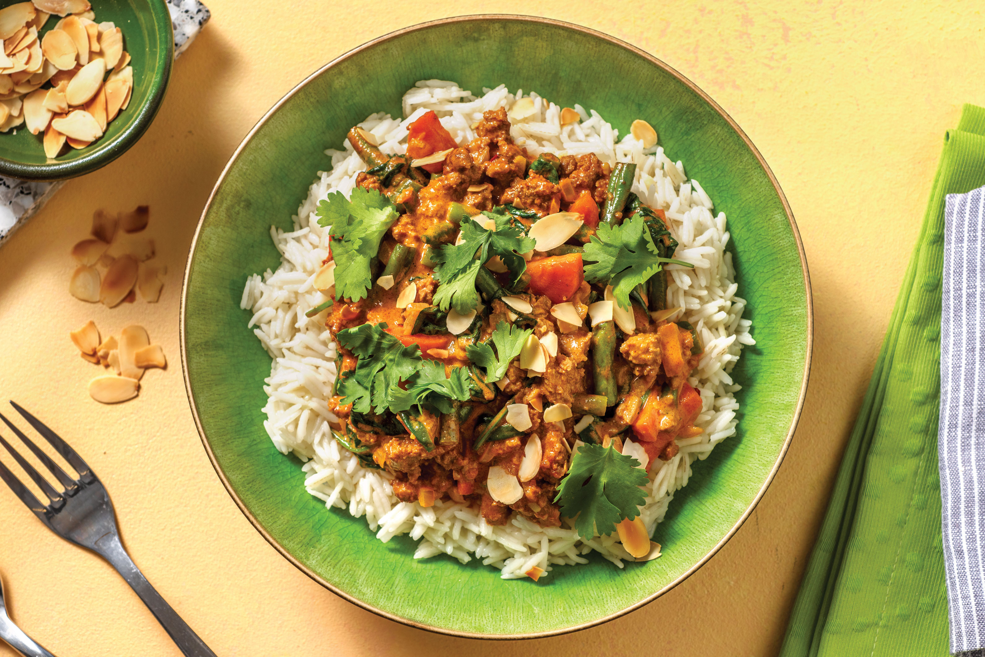 Sri Lankan Beef & Garlic Rice Bowl