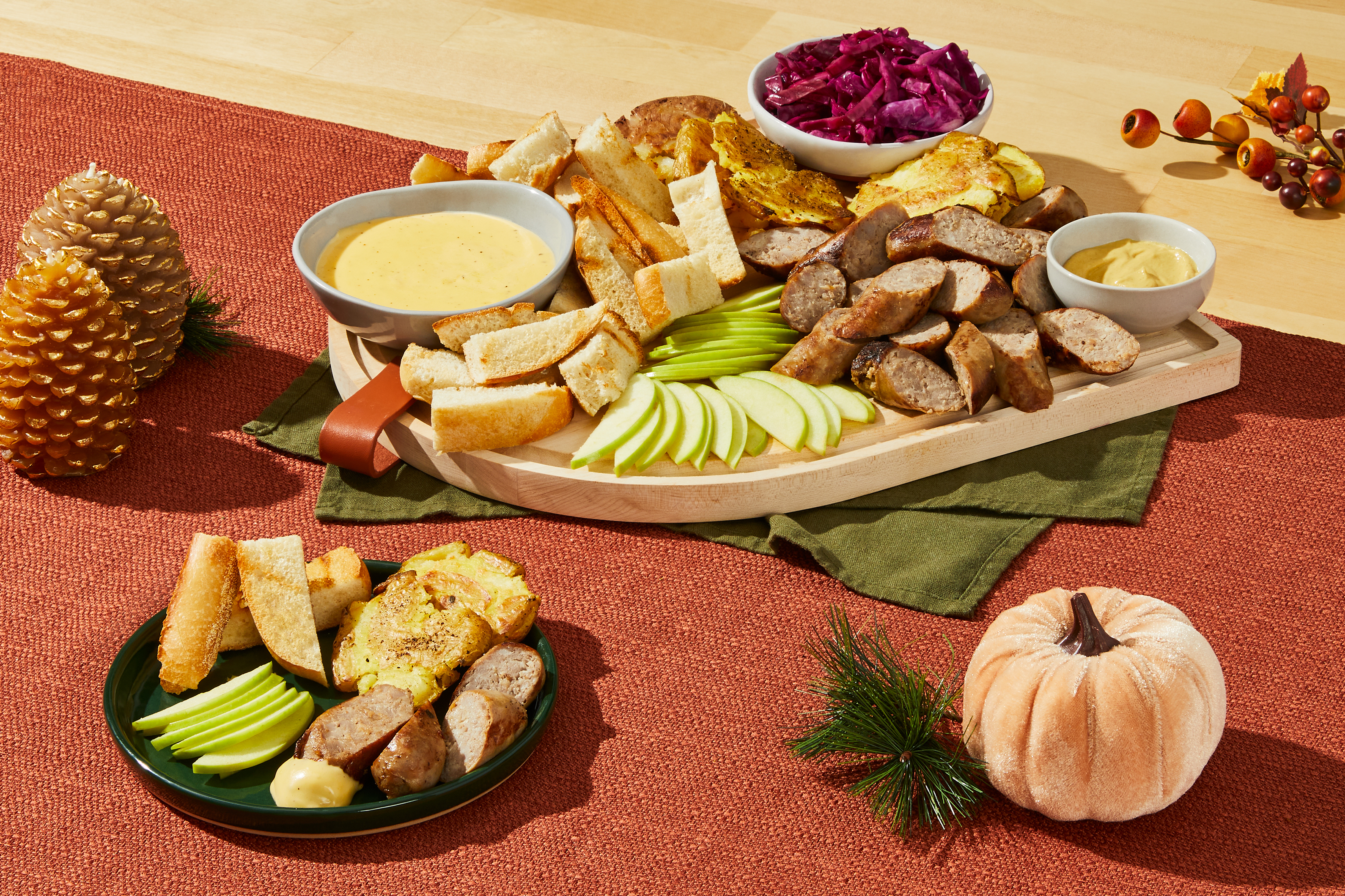 Oktoberfest Bratwurst Snack Board