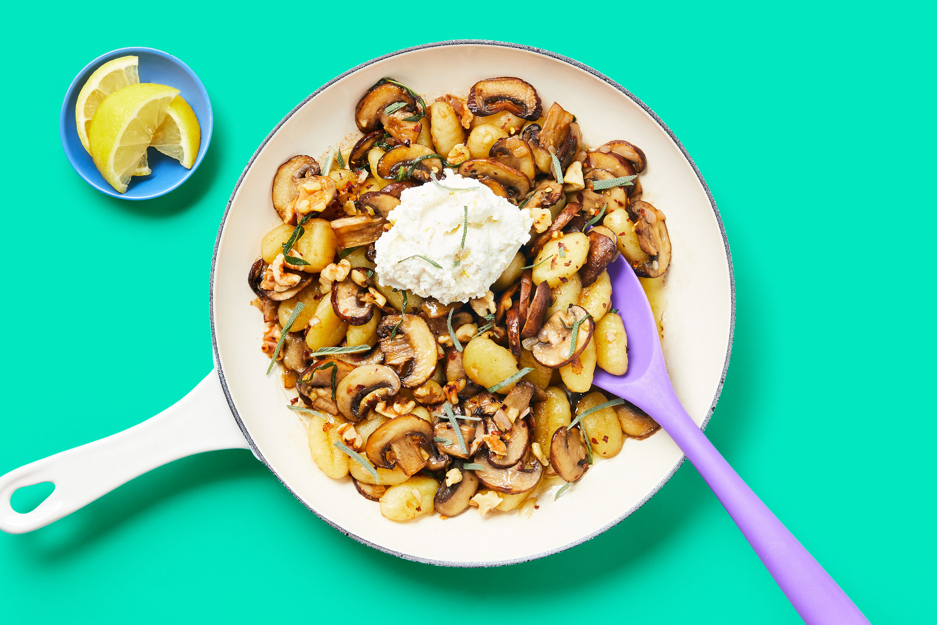 One-Pan Ricotta-Dolloped Gnocchi