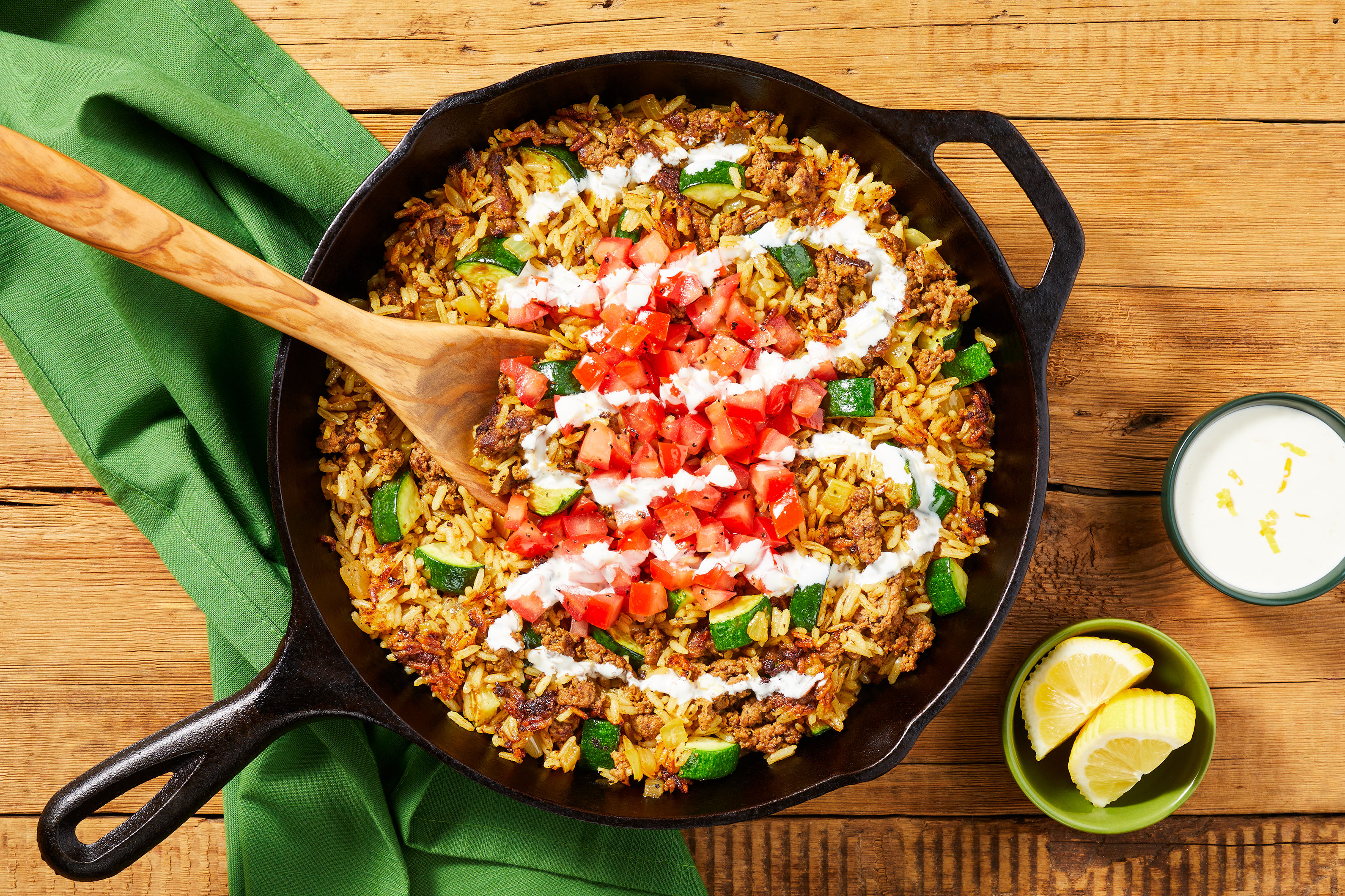 One-Pan Turkey & Rice Skillet