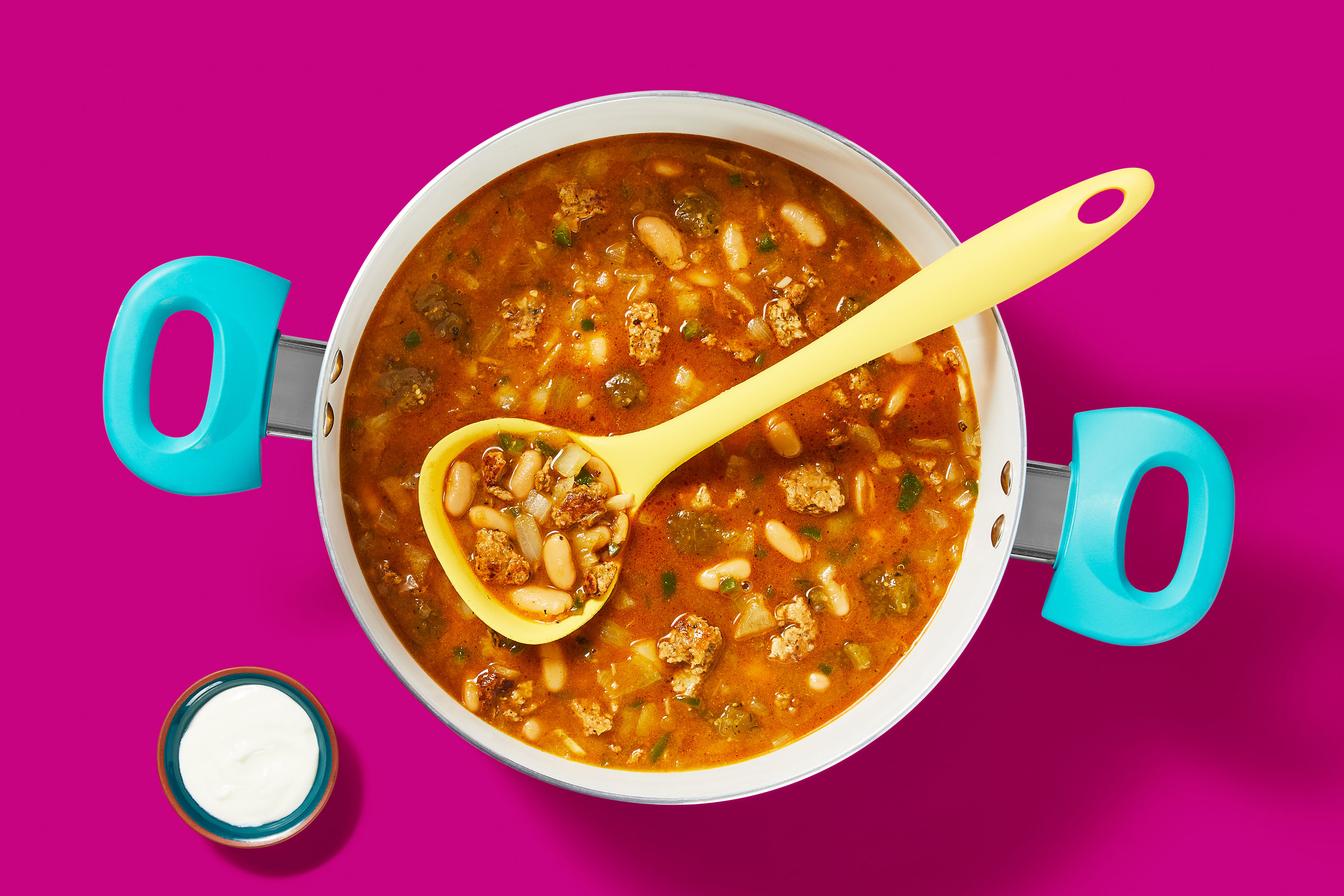 One-Pot Chicken Sausage Chili Verde