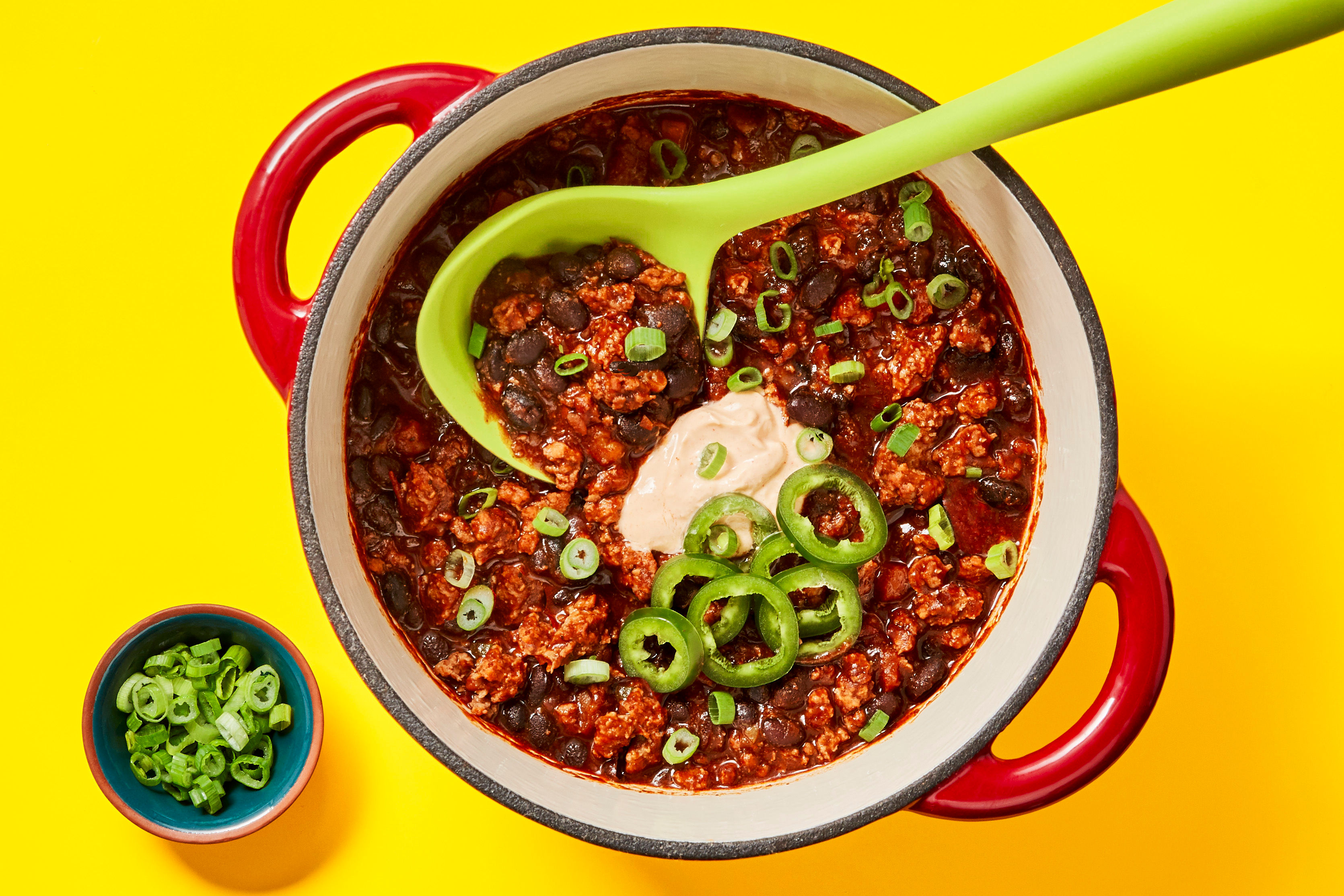One-Pot Cowboy Turkey & Bean Chili