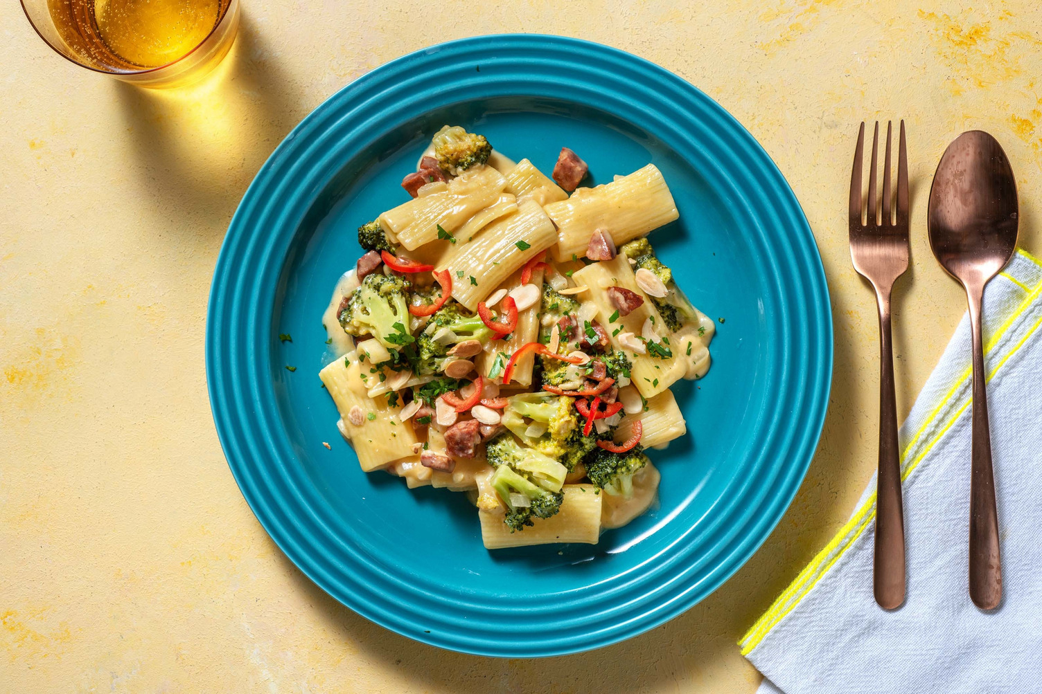 One-Pot-Rigatoni mit Chorizo