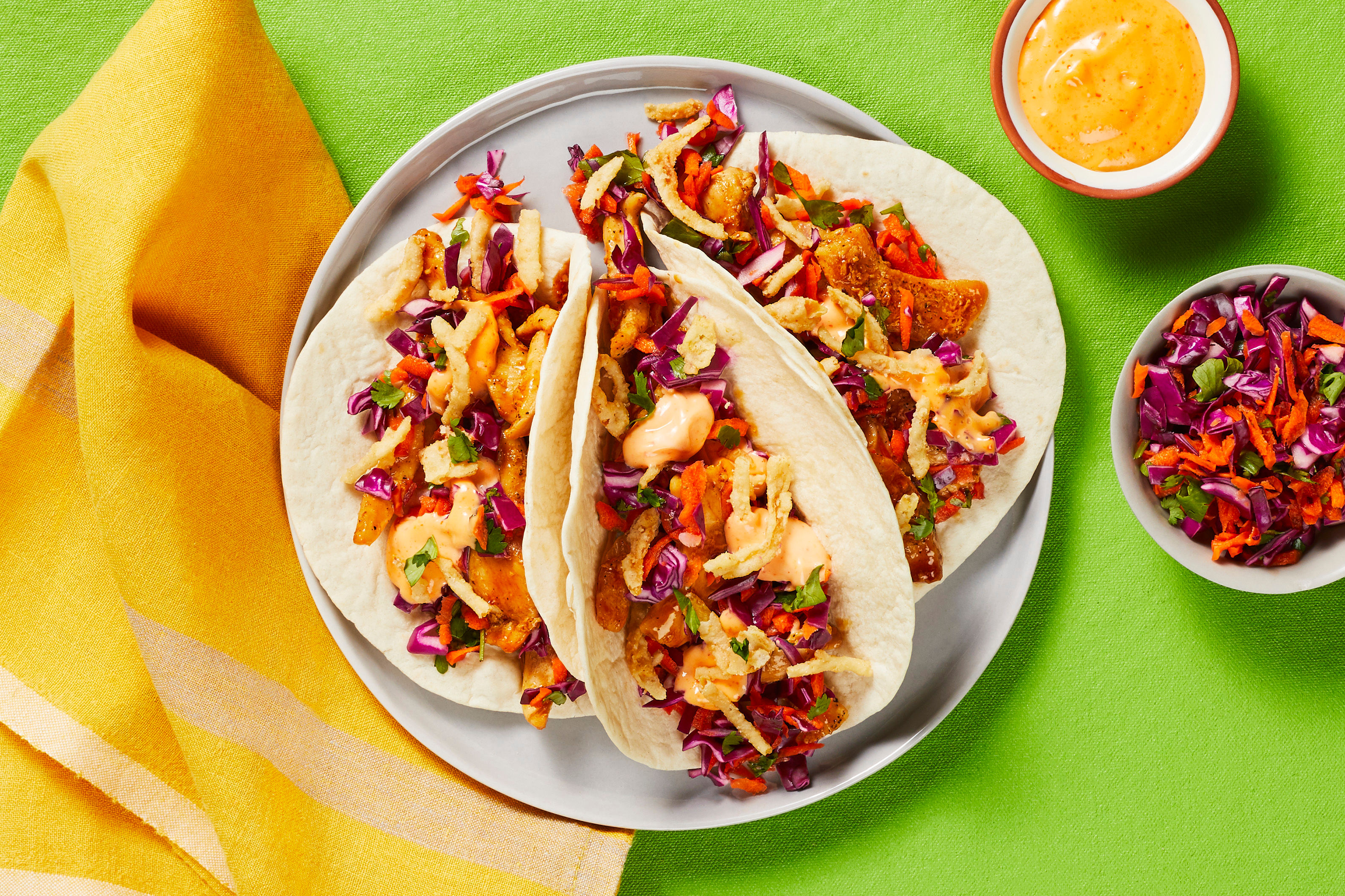 Chicken Stir-Fry Tacos