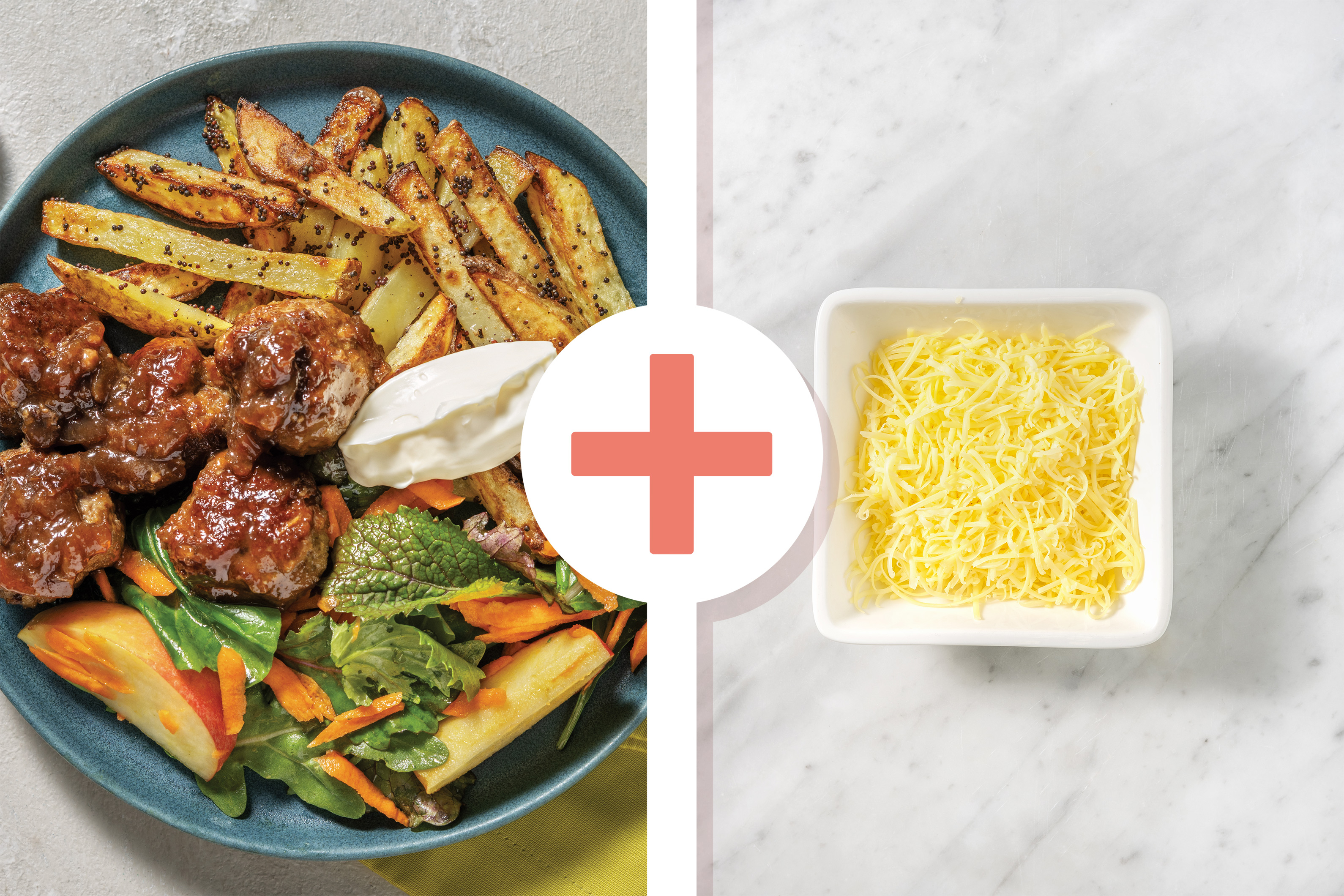 Onion-Glazed Mumbai Beef Meatballs