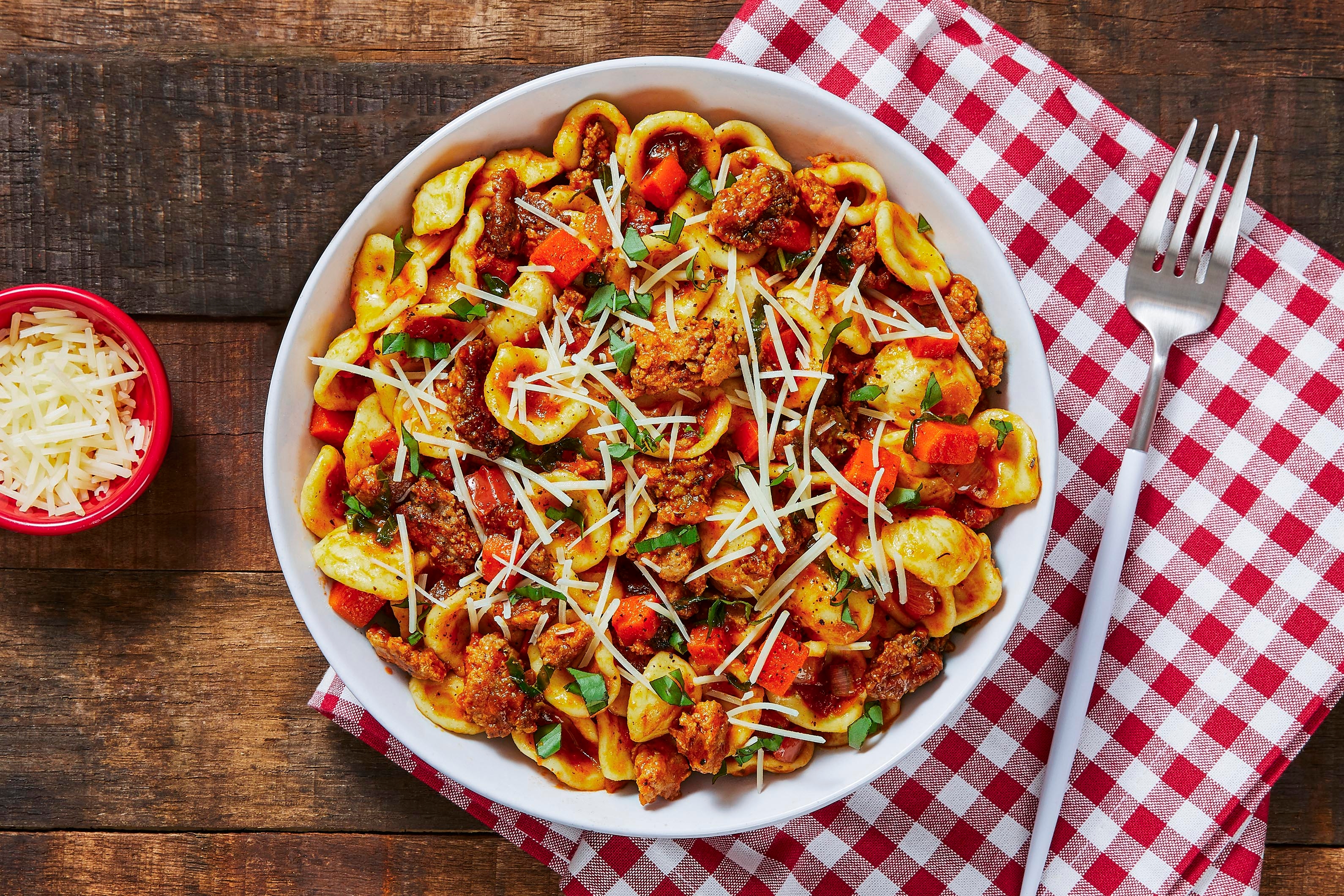 Orecchiette Pork Sausage Bolognese